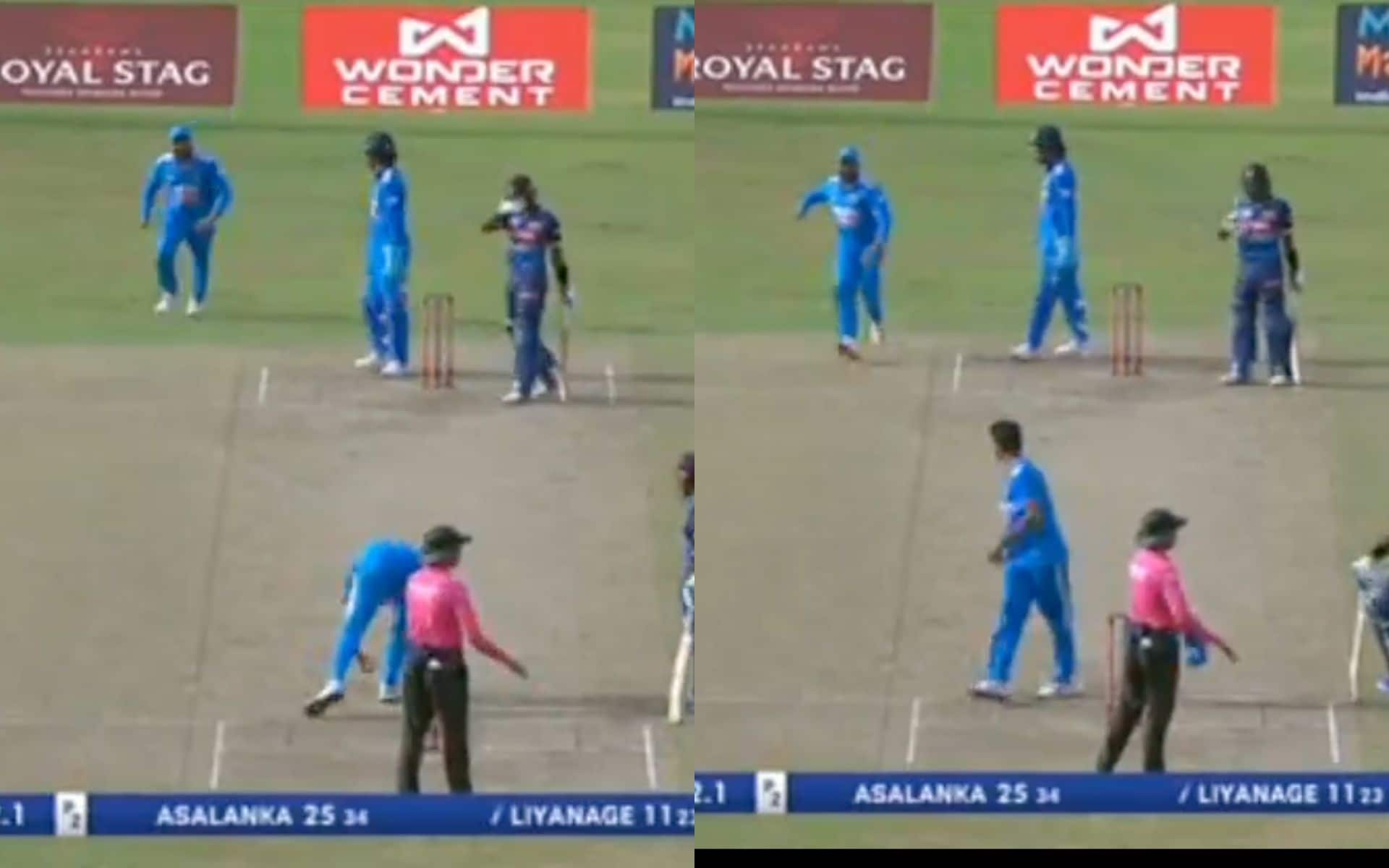 Rohit's funny gesture [X]