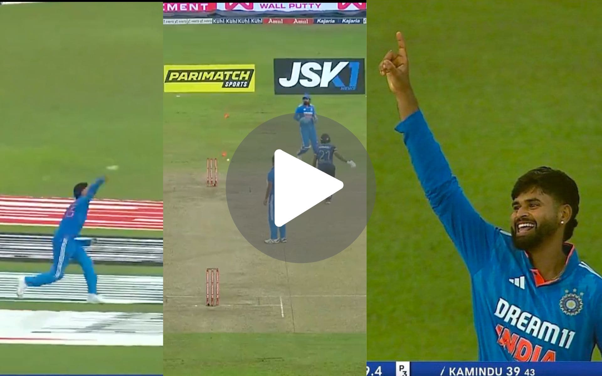 [Watch] Iyer Produces A Magical Run-Out With Direct Hit From 45-Yards Out Vs SL