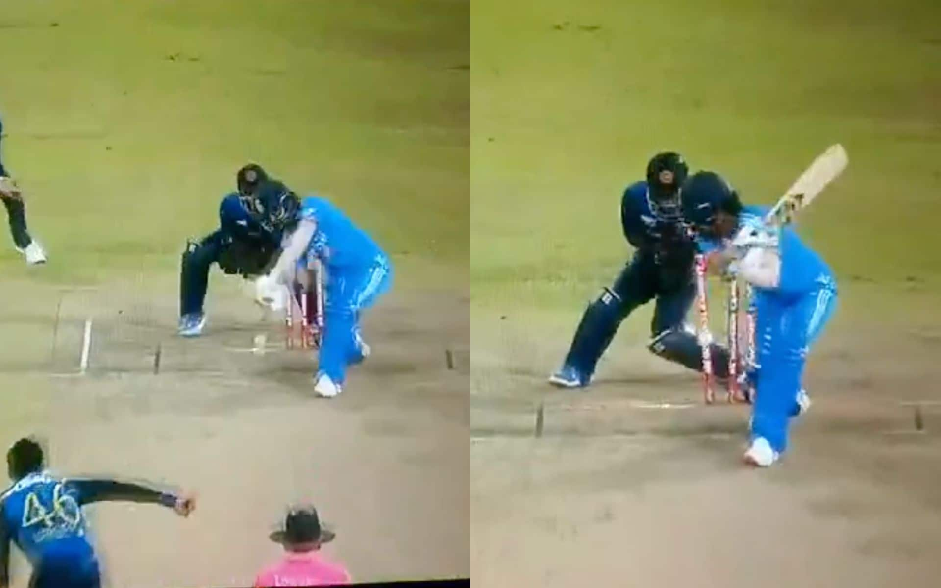 Rahul was bowled by Vandersay [X]