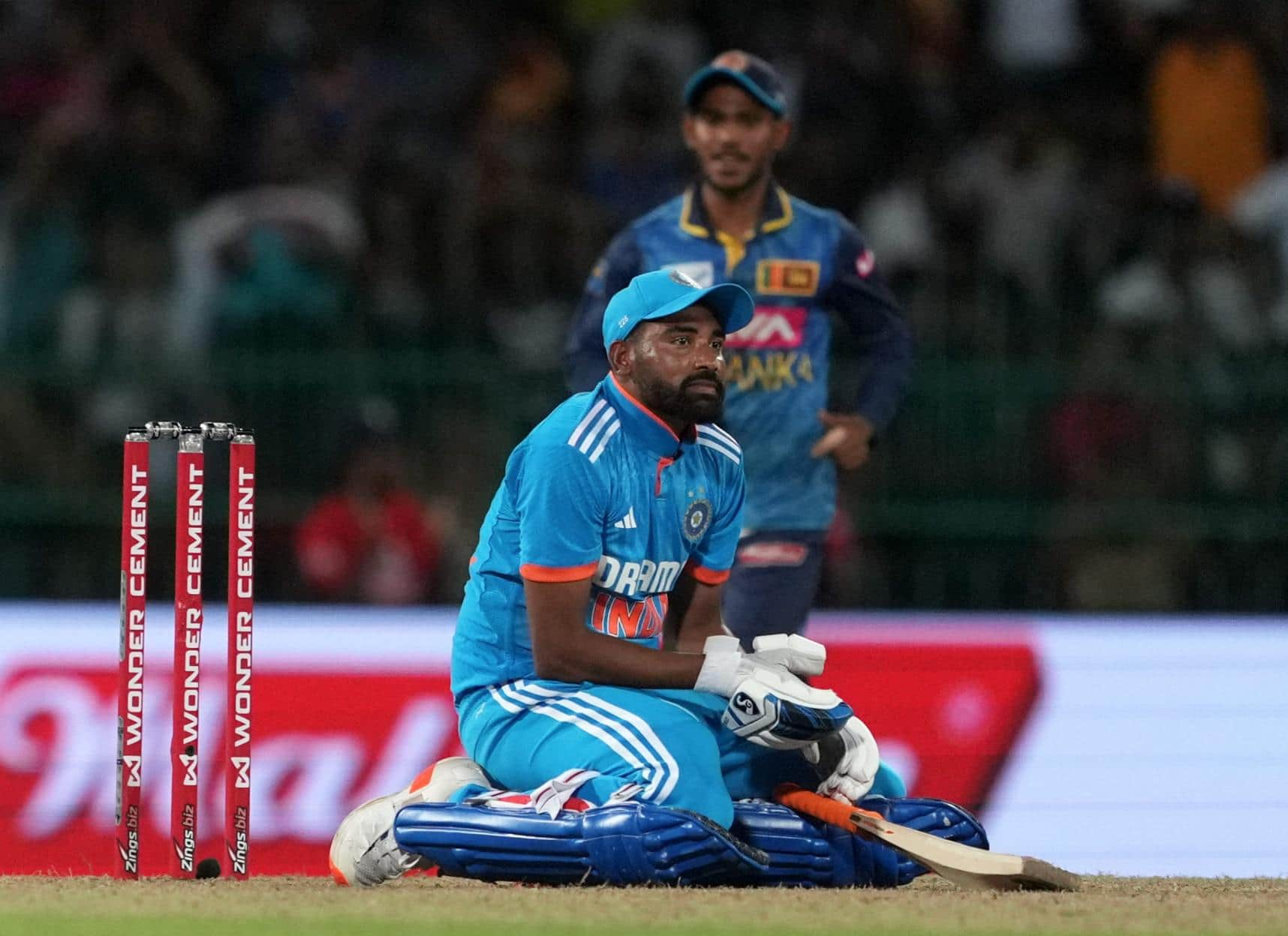 India lost the second ODI by 32 runs Vs SL [PTI]
