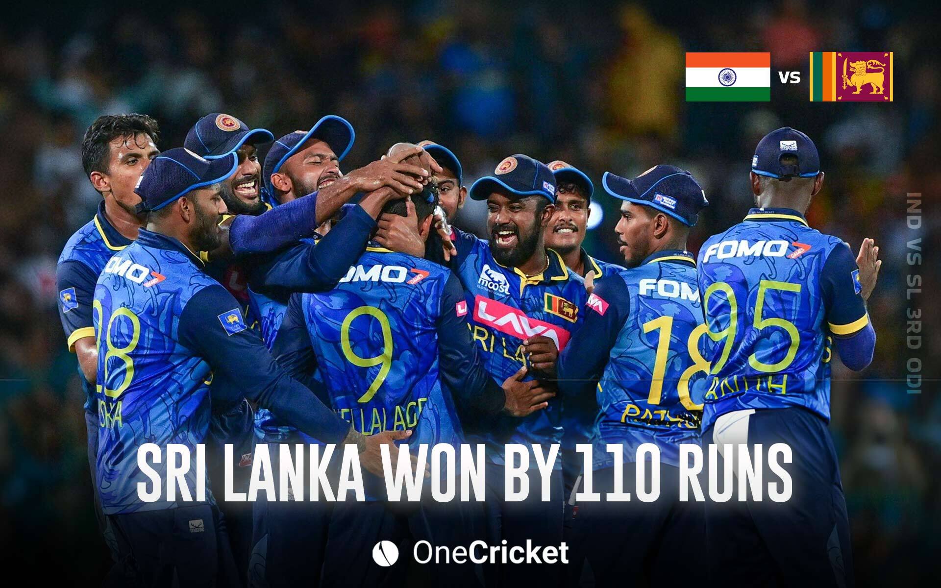 Sri Lanka won by 110 runs (X.com)