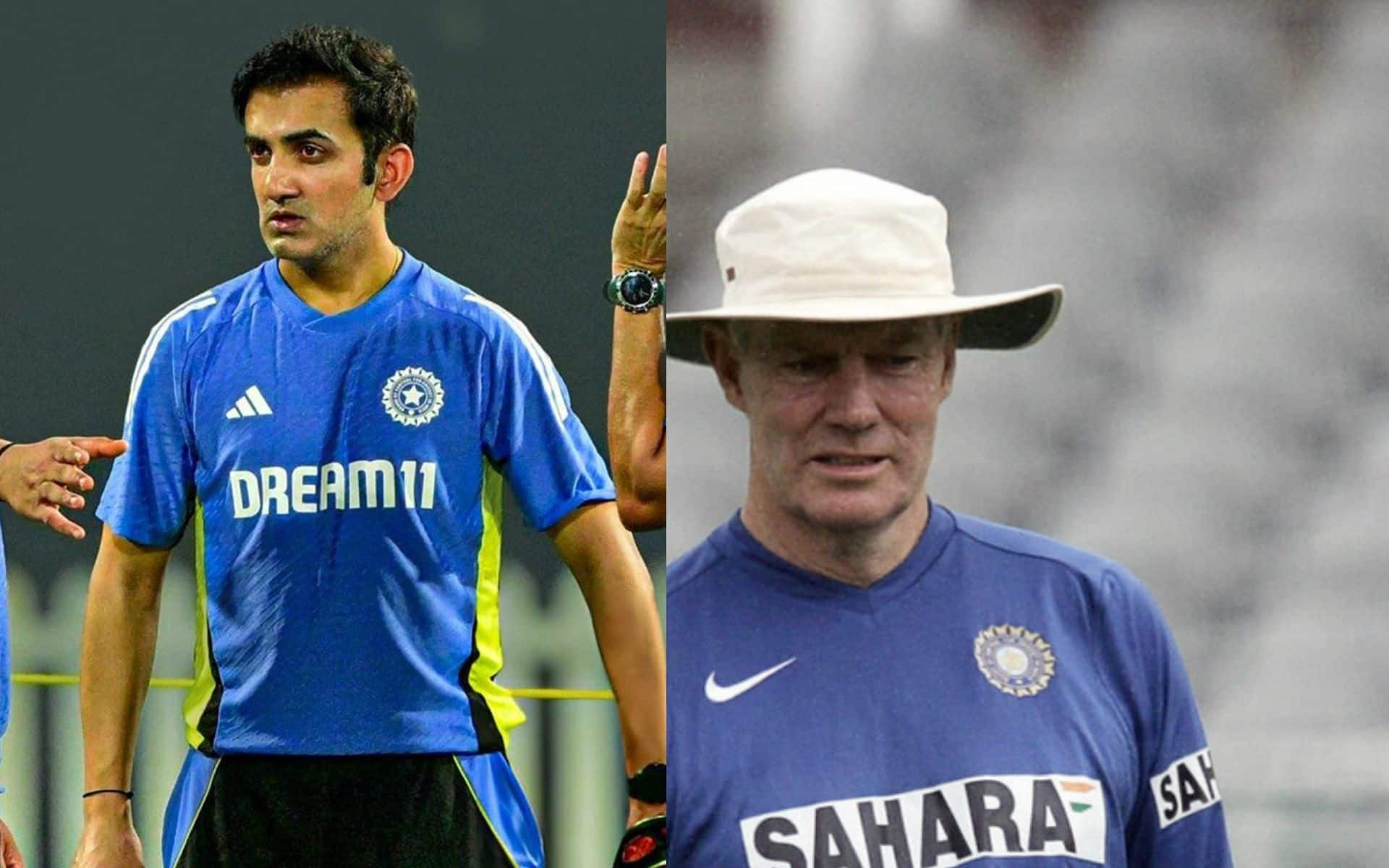 Gautam Gambhir and Greg Chappell as the head coaches of the Indian Cricket Team [X]