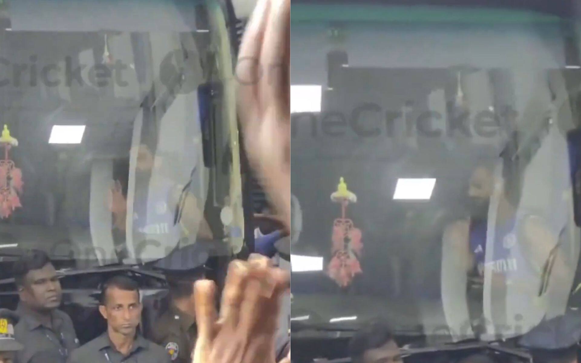 Virat Kohli waves towards the SL fans (X.com)