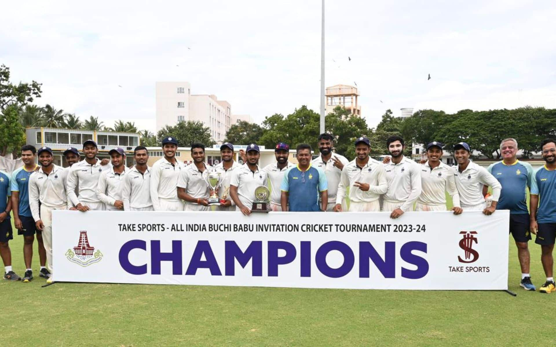 Madhya Pradesh won the 2023-24 Buchi Babu Tournament (x.com)