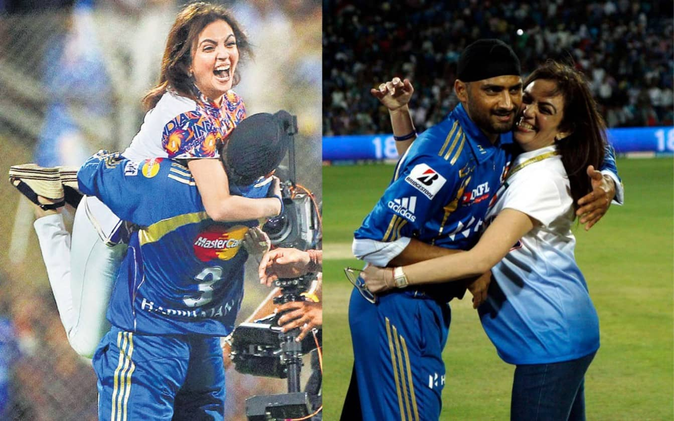 Harbhajan Singh's awkward moment with Nita Ambani (X.com)