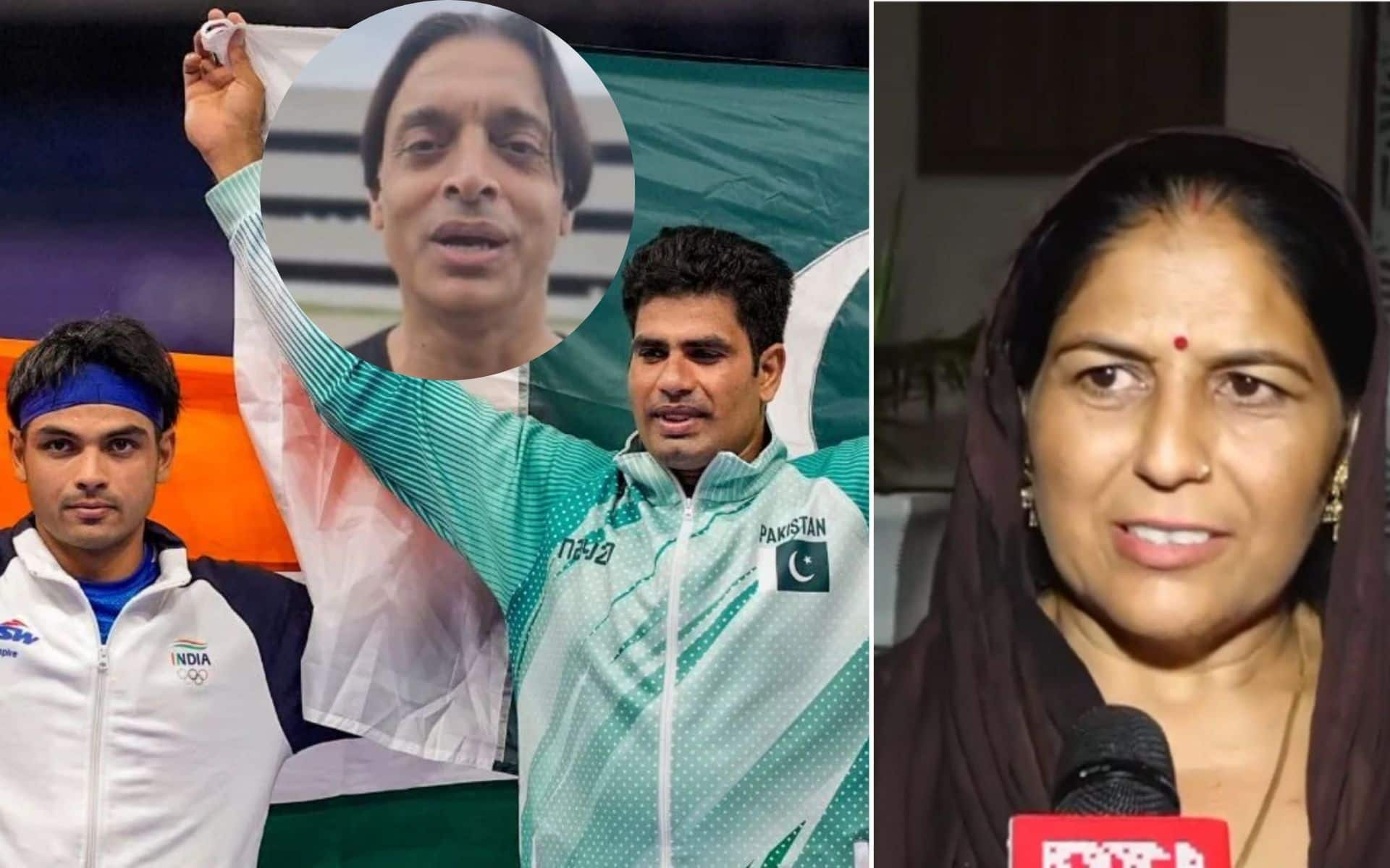 'Sirf Aik Maa He...,' Shoaib Akhtar Hails Neeraj Chopra's Mother For Showering Love On Arshad Nadeem