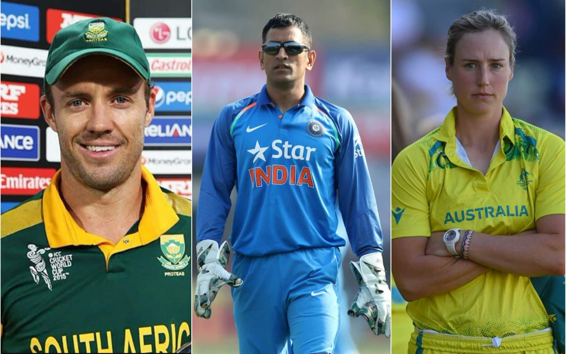 AB de Villiers, MS Dhoni & Ellyse Perry switched to cricket (X)