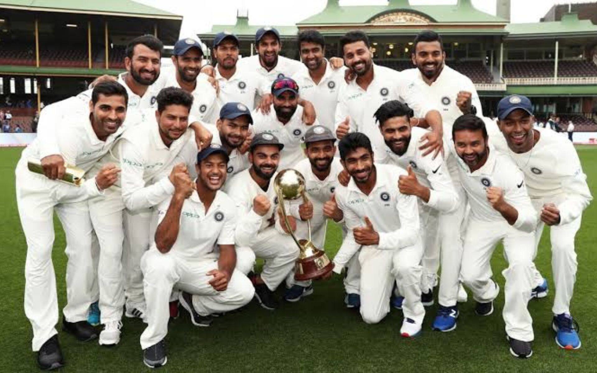 Indian team after series win Down Under (X.com)