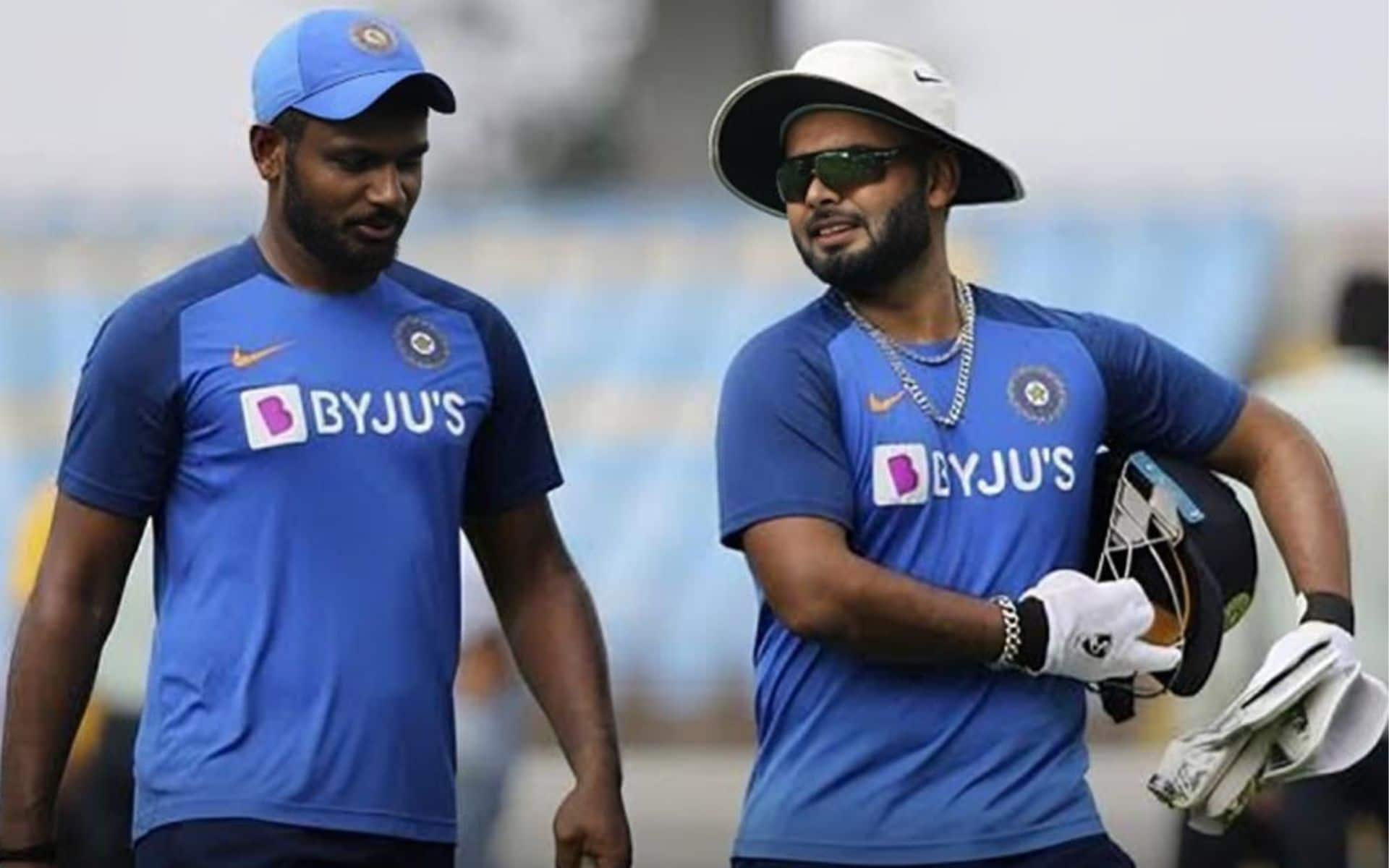 Sanju Samson and Rishabh Pant-(X.com)