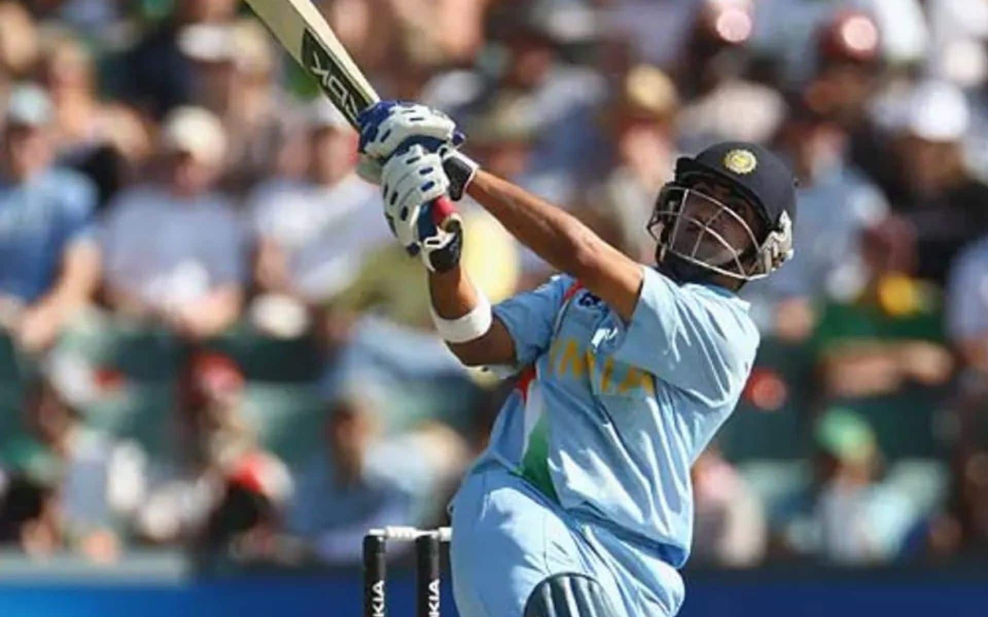 Gautam Gambhir in action during the 2007 T20 World Cup final (x.com)