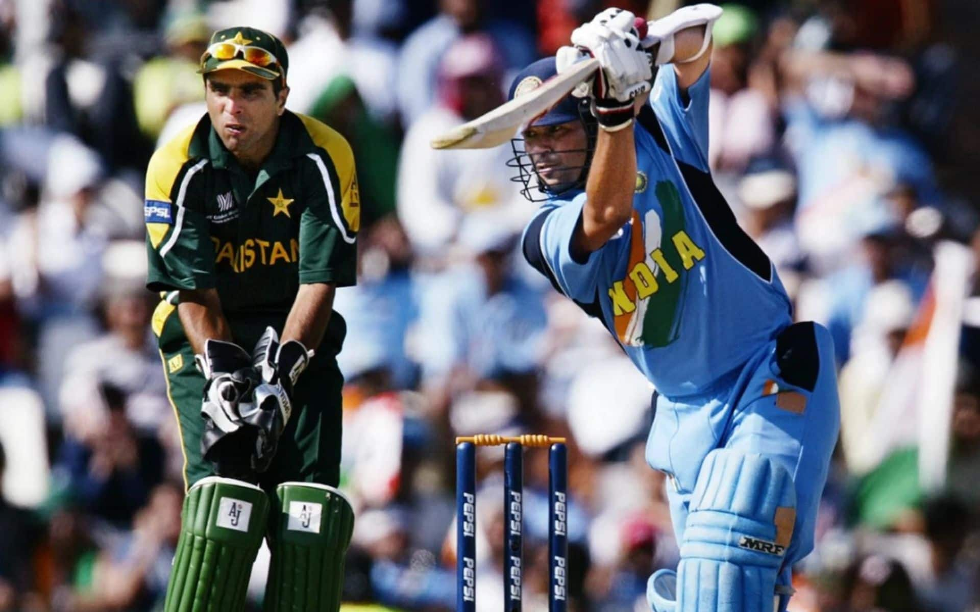 Sachin Tendulkar in full glory during the 2003 World Cup (x.com)