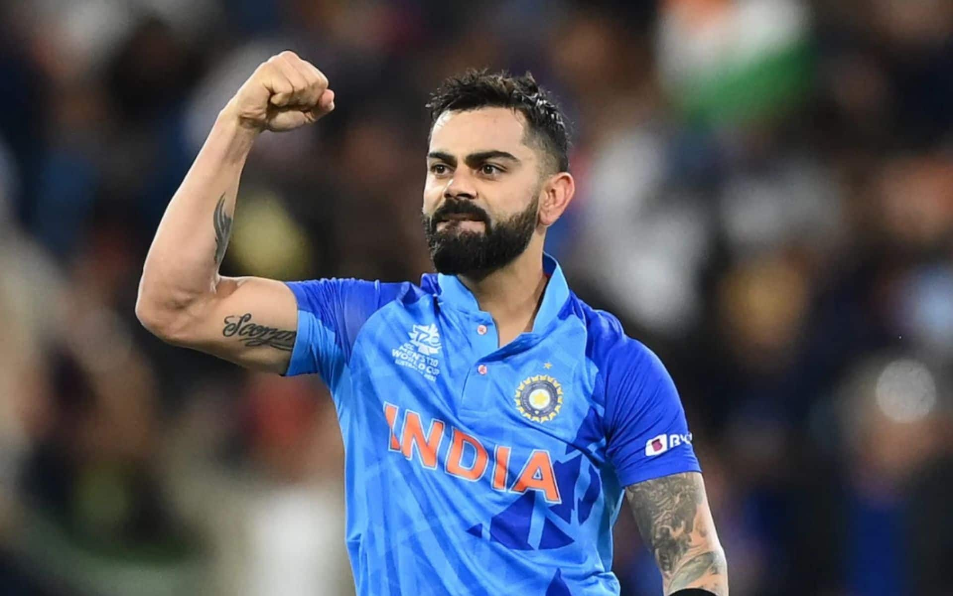 Virat Kohli during the 2022 T20 World Cup (x.com)