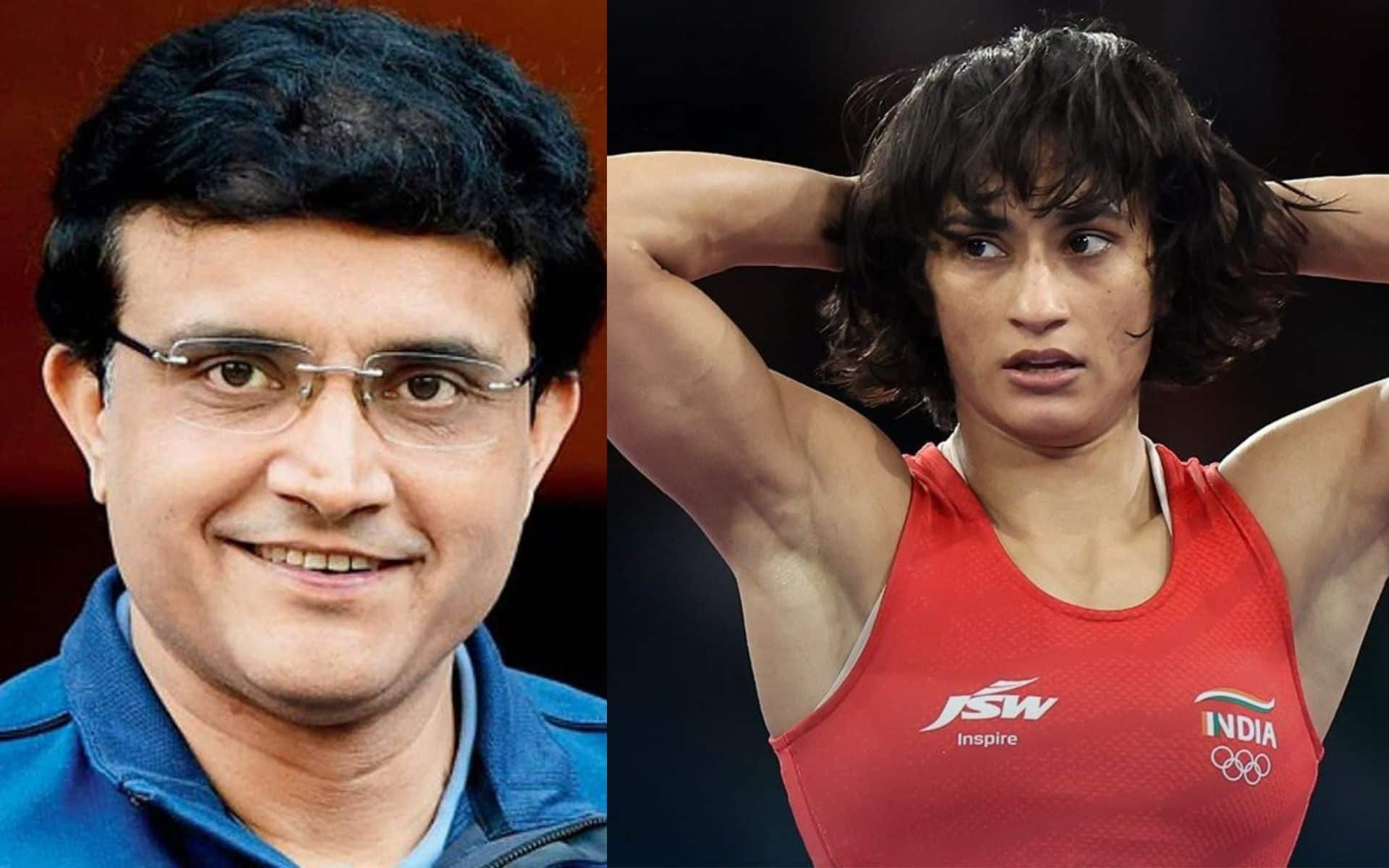 'Got To The Finals Properly..'- After Sachin; Ganguly Demands A Silver For  Vinesh Phogat