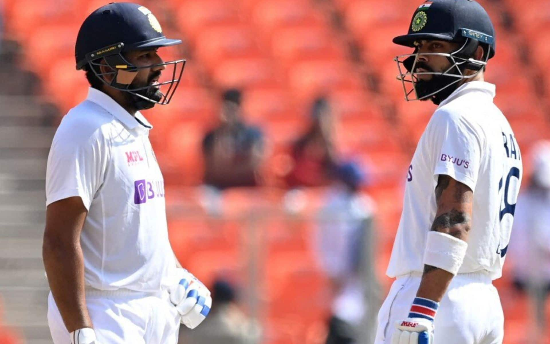 Rohit Sharma and Virat Kohli in Test cricket (X.com)