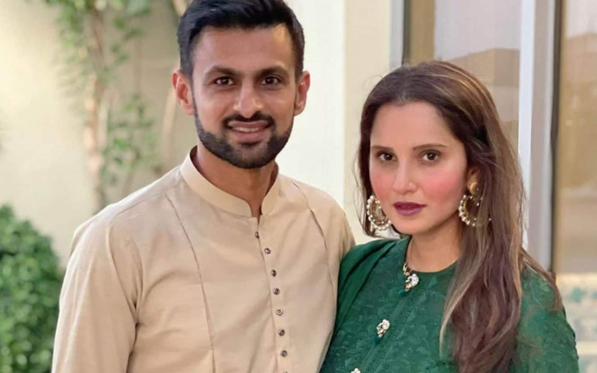 Shoaib Malik with his wife [X.com]