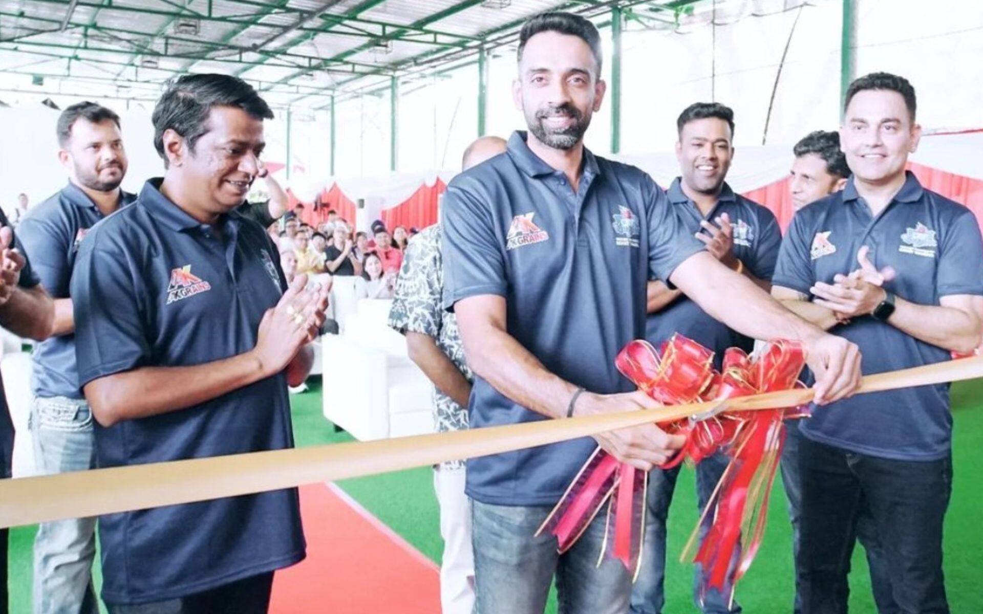 Dhawal Kulkarni recently inaugurated Rohit Sharma's academy [X.COM]