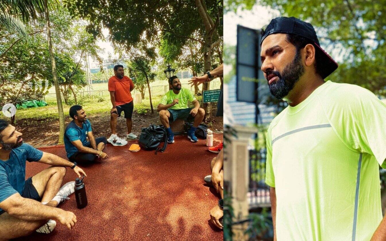 Rohit Sharma spends time with close friends in Mumbai (X.com)