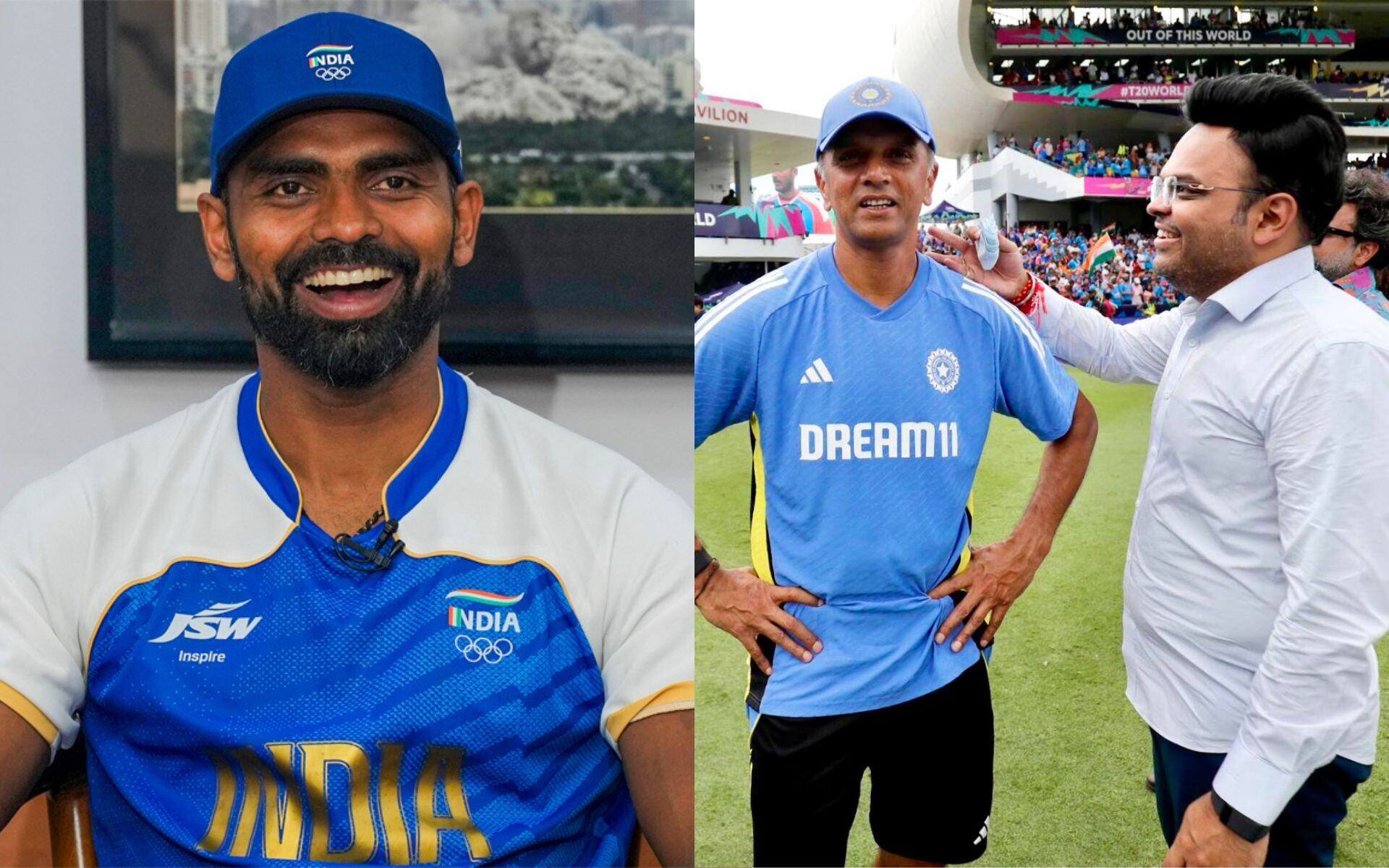 PR Sreejesh is a big fan of former India head coach Rahul Dravid (X.com)