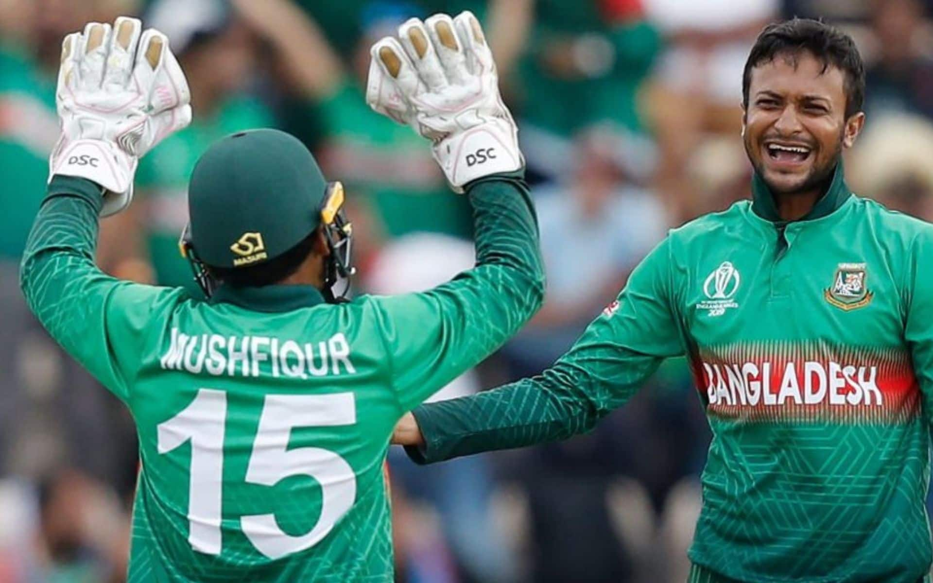 Shakib and Mushfiqur Rahim for Bangladesh (X.com)