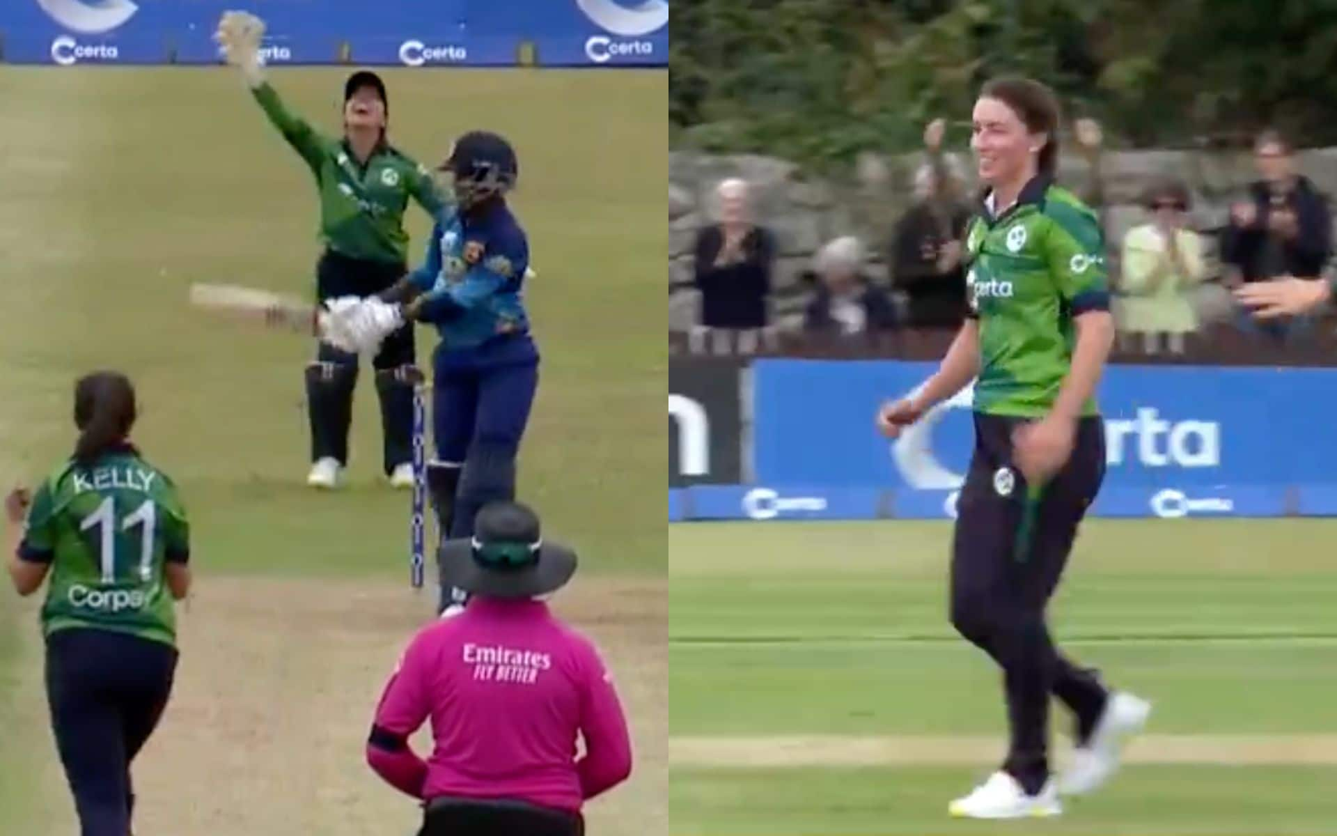 Winning moments of Ireland's win vs SL (X.com)