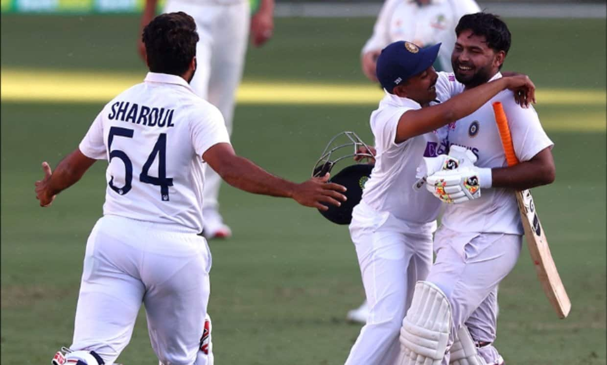 Pant won the game in Gabba for India [X]
