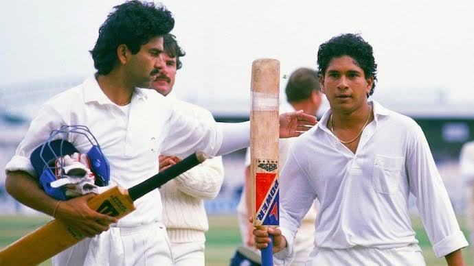 Tendulkar scored his maiden Test ton Vs ENG [X]