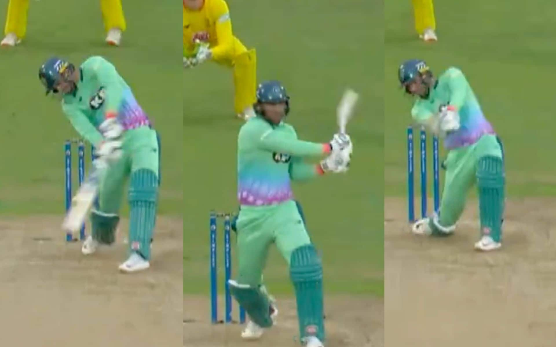 Donovan Ferreira hit three consecutive sixes against the Trent Rockets in The Hundred 2024 [X]