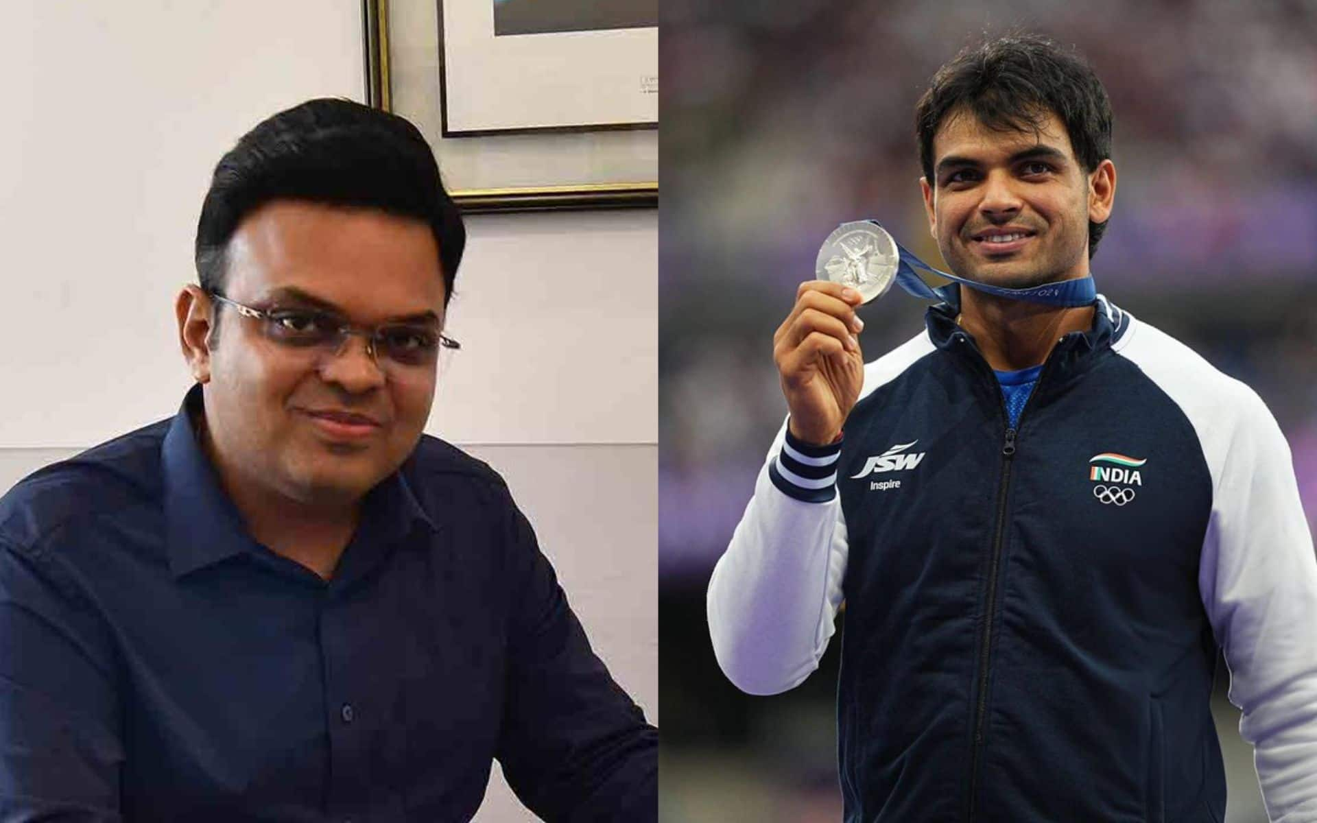 Jay Shah and Neeraj Chopra- X.com)