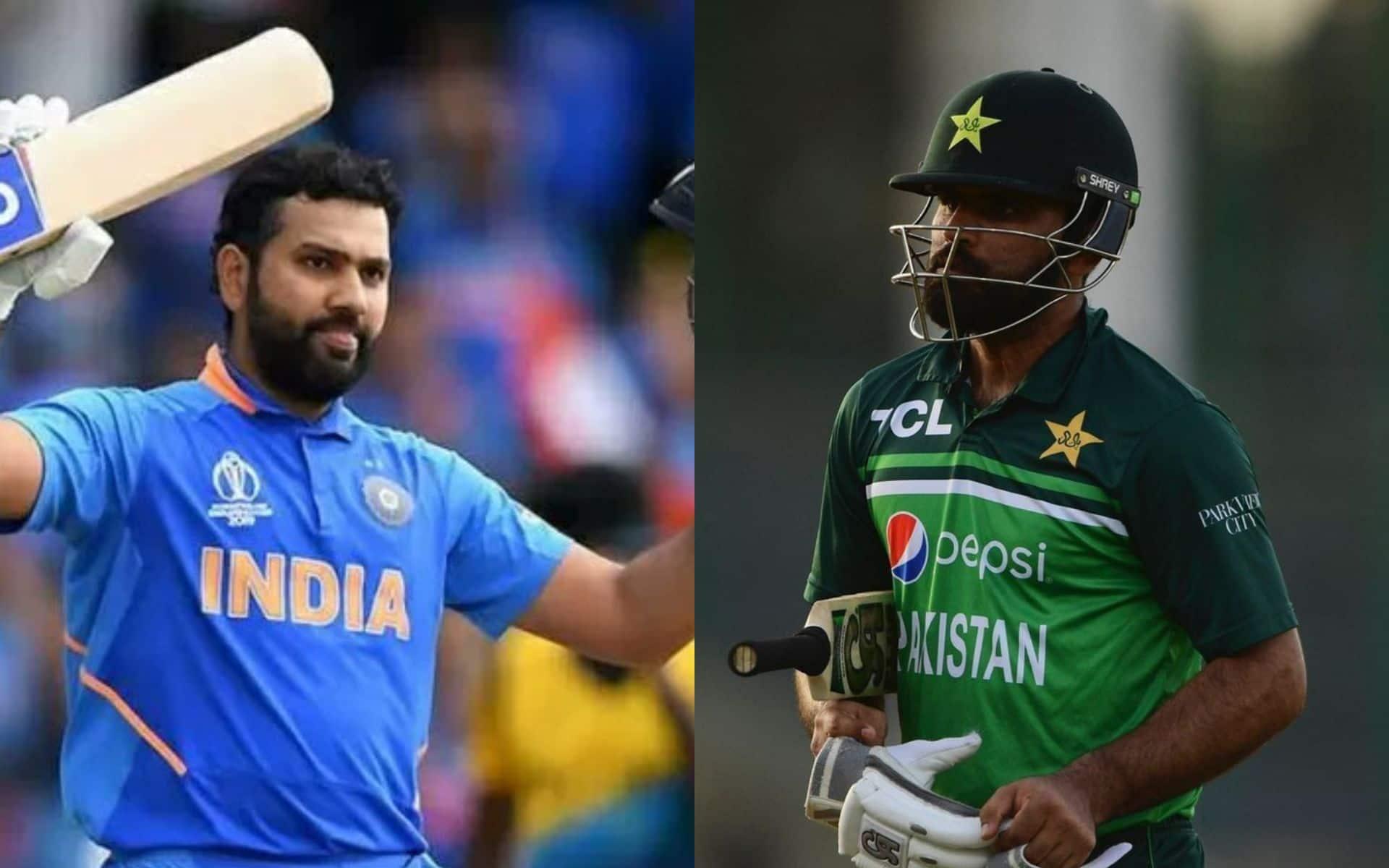 Rohit Sharma and Fakhar Zaman [X]