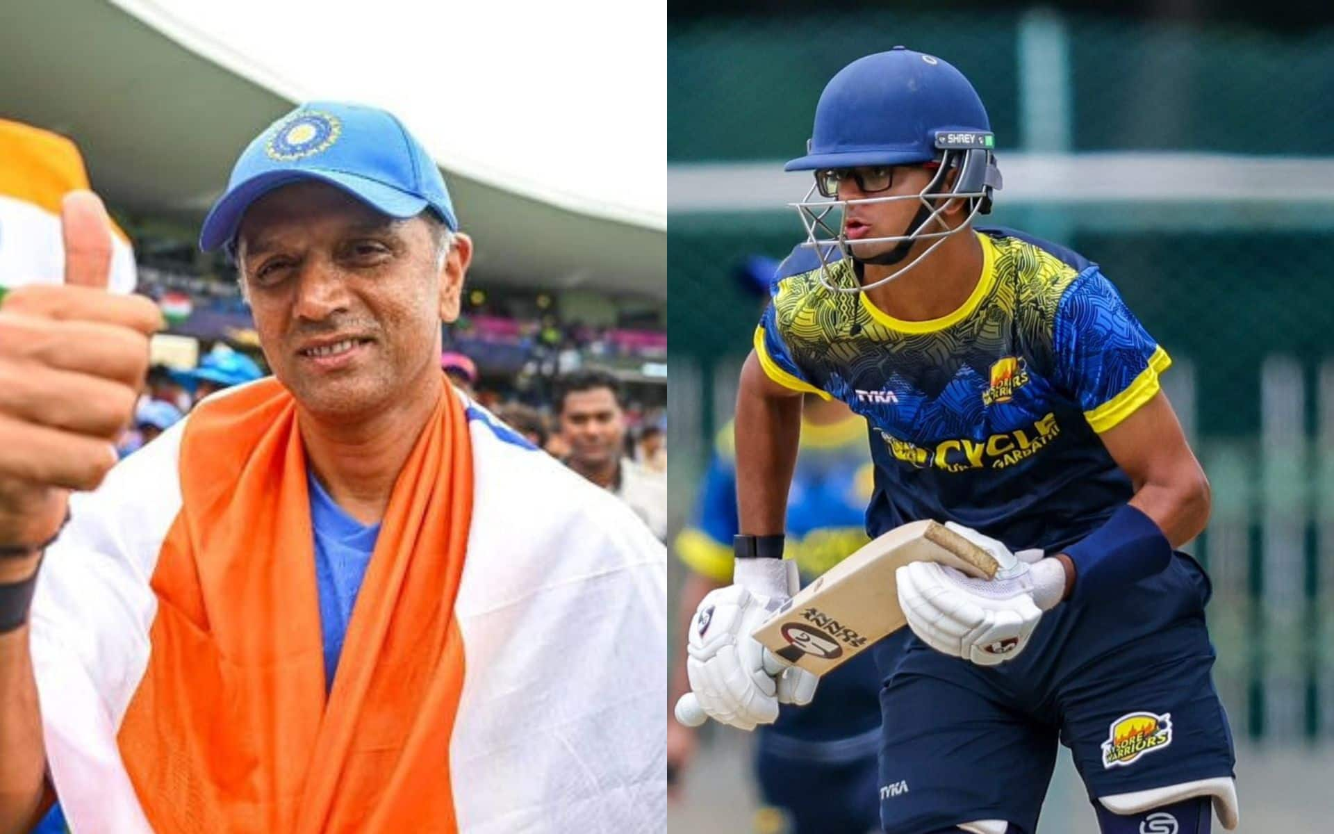 Rahul Dravid and Samit Dravid [X]