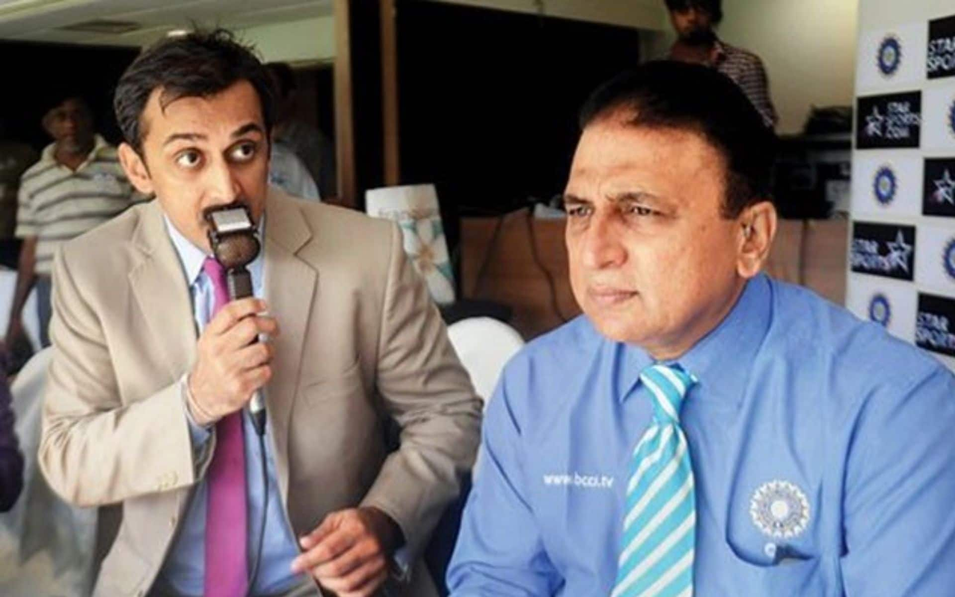 Rohan Gavaskar with father Sunil Gavaskar (X.com)