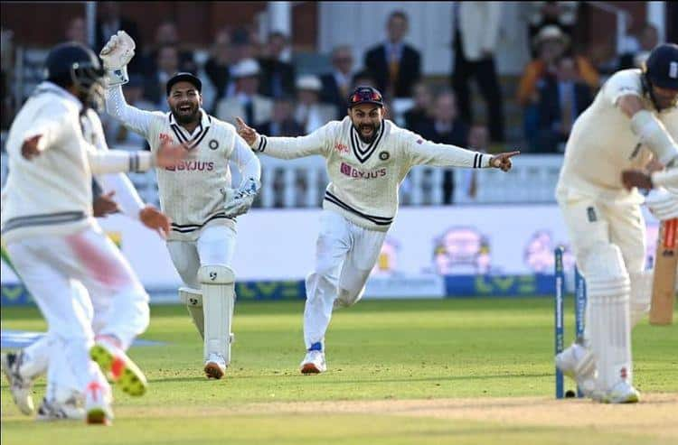 Kohli celebrating Anderson's wicket [X]
