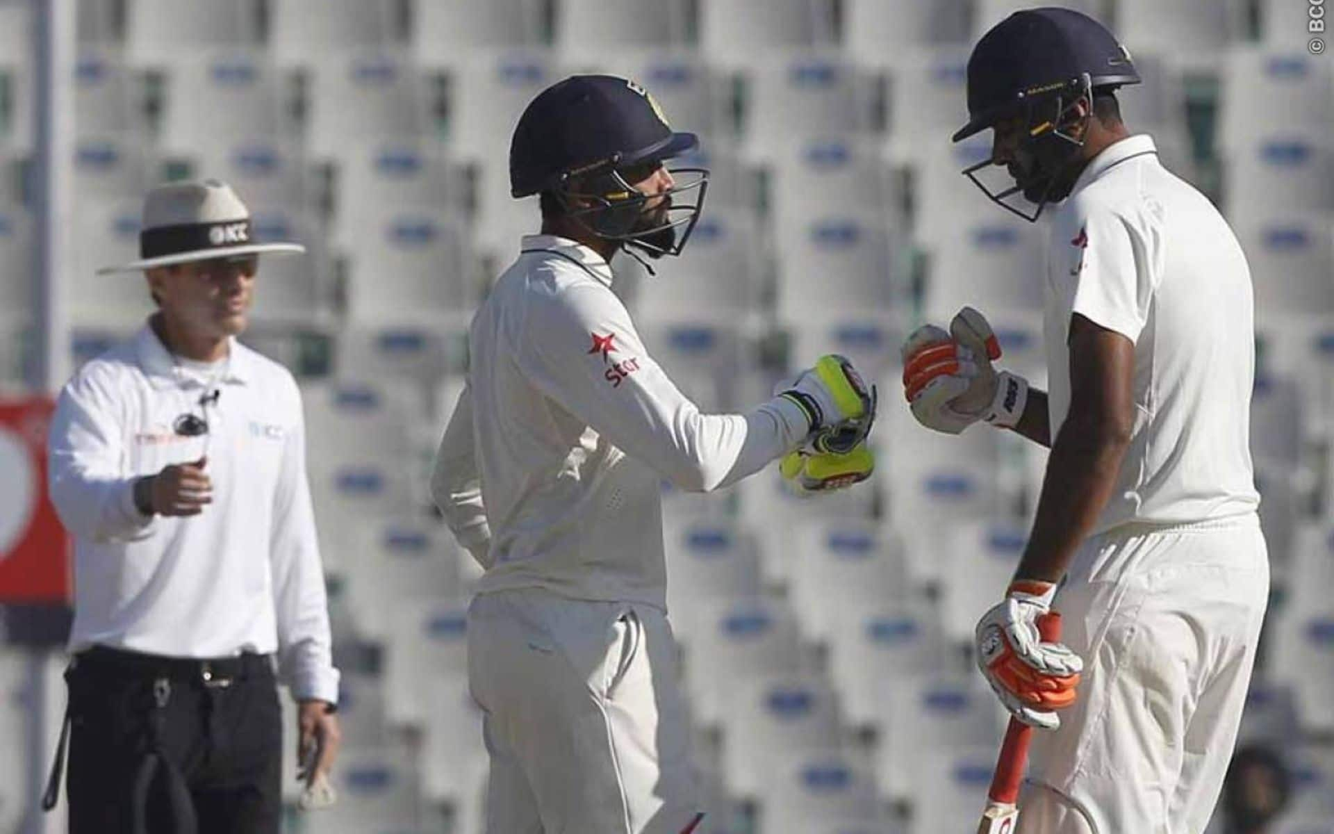 Ashwin and Jadeja at Mohali (X.com)