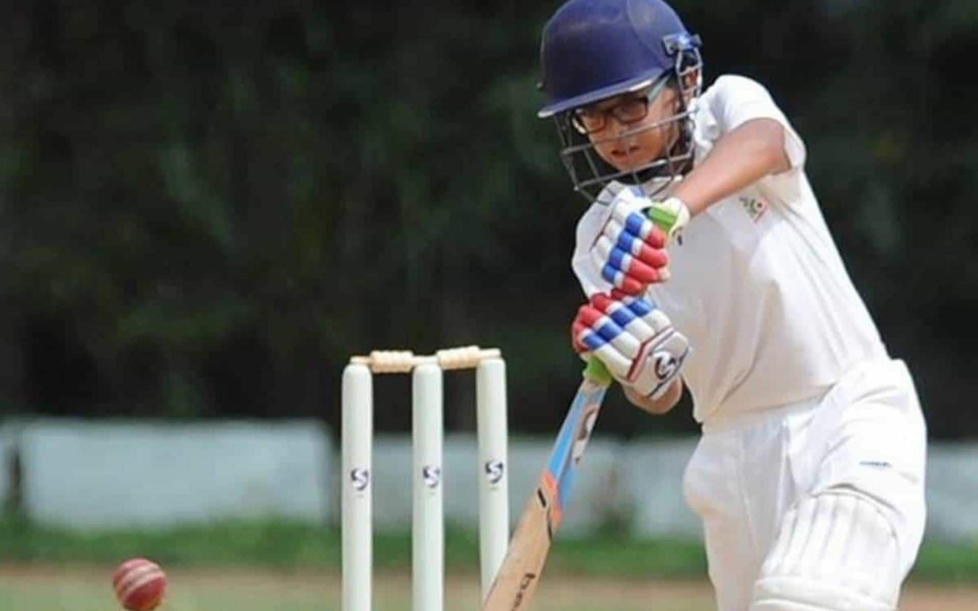 Samit Dravid during his early playing days (Twitter)