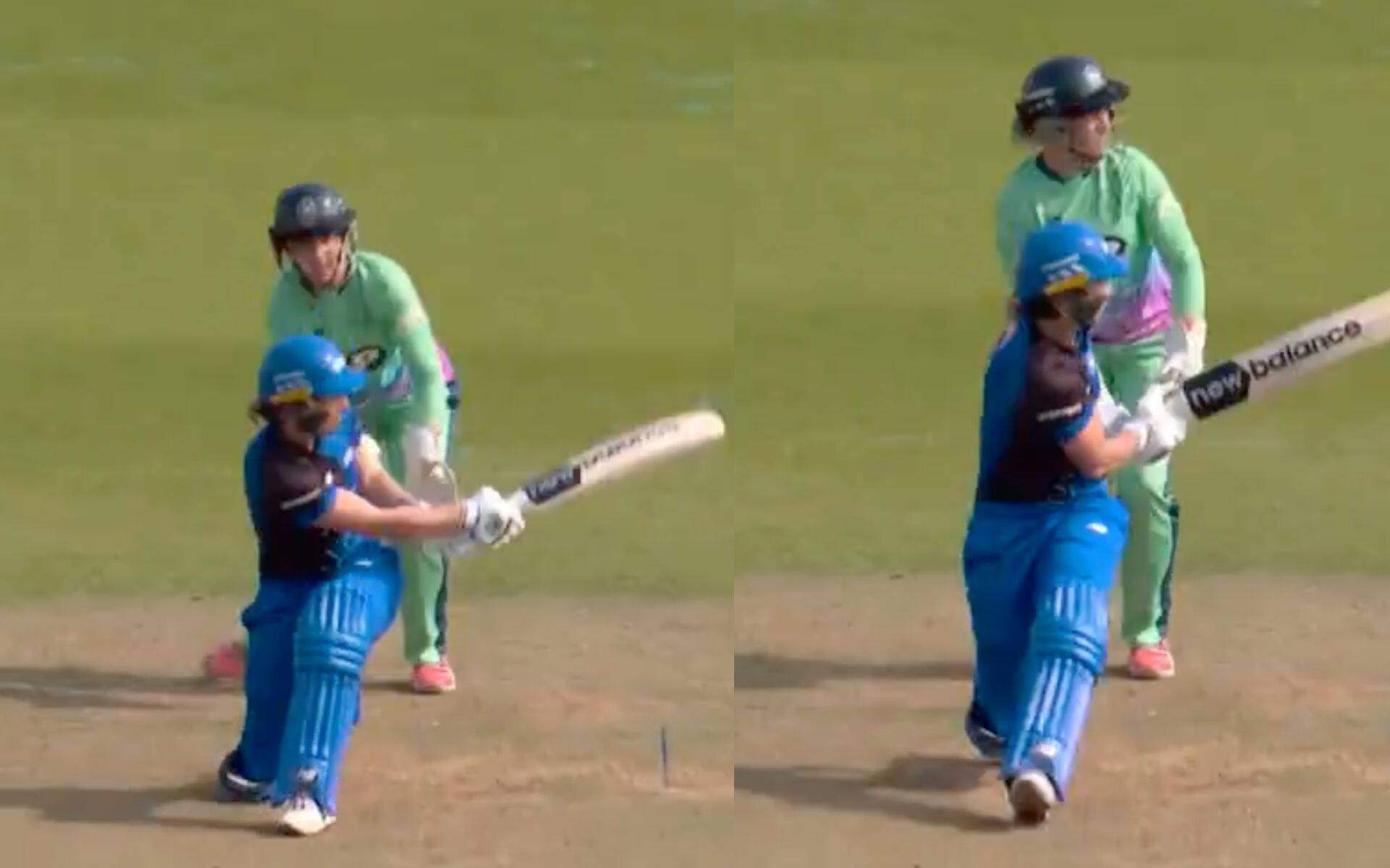 Meg Lanning smashes stunning boundary [X.com]