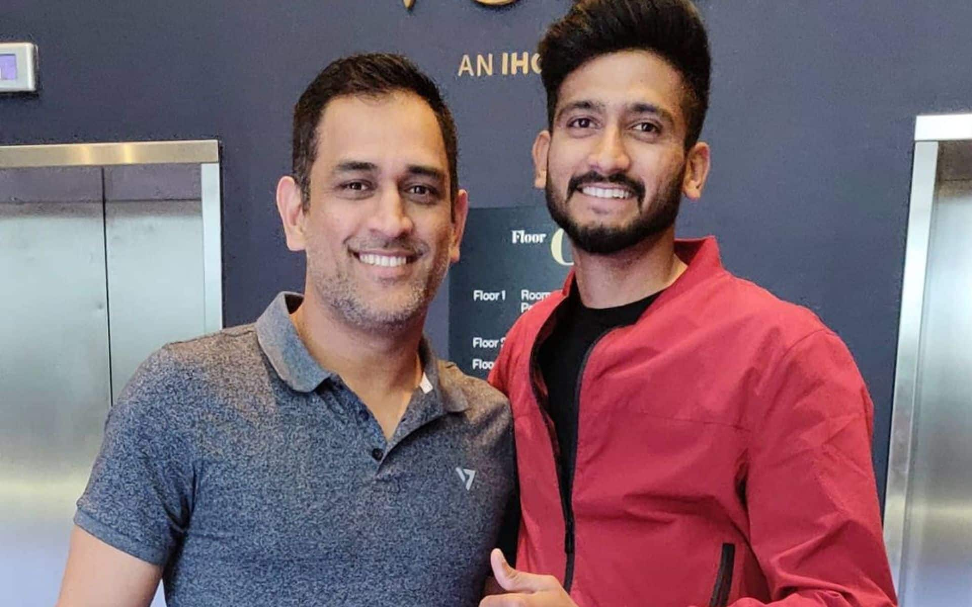 Khaleel Ahmed and MS Dhoni- (X.com)