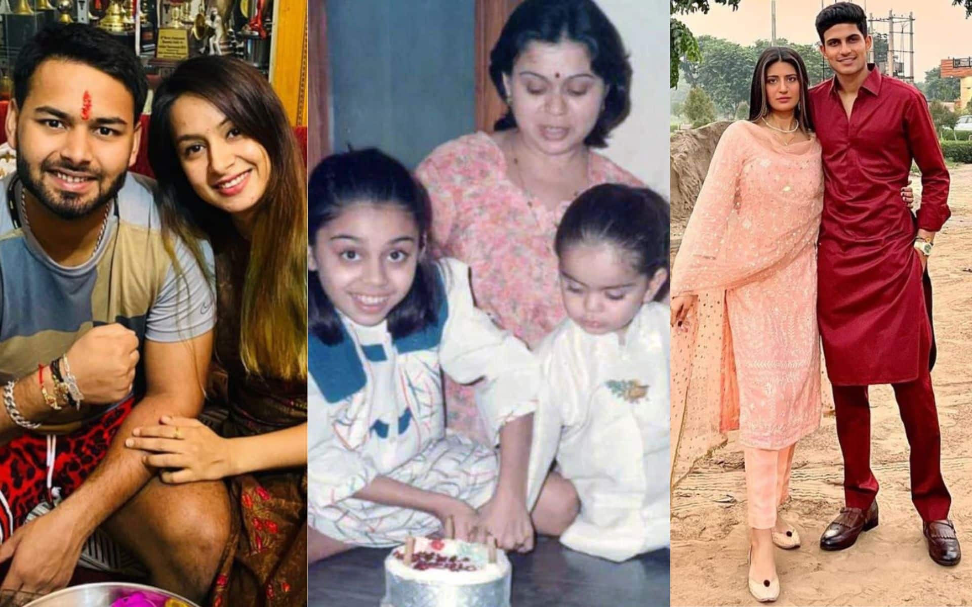 Indian cricketers celebrating Rakhi with sisters (X.com)