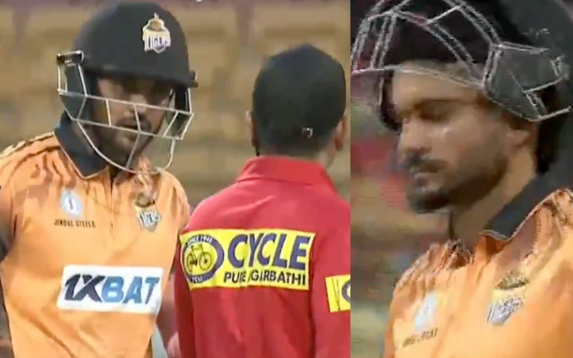 Manish Pandey expressed his anger after being dismissed in the Maharaja Trophy 2024 [X]