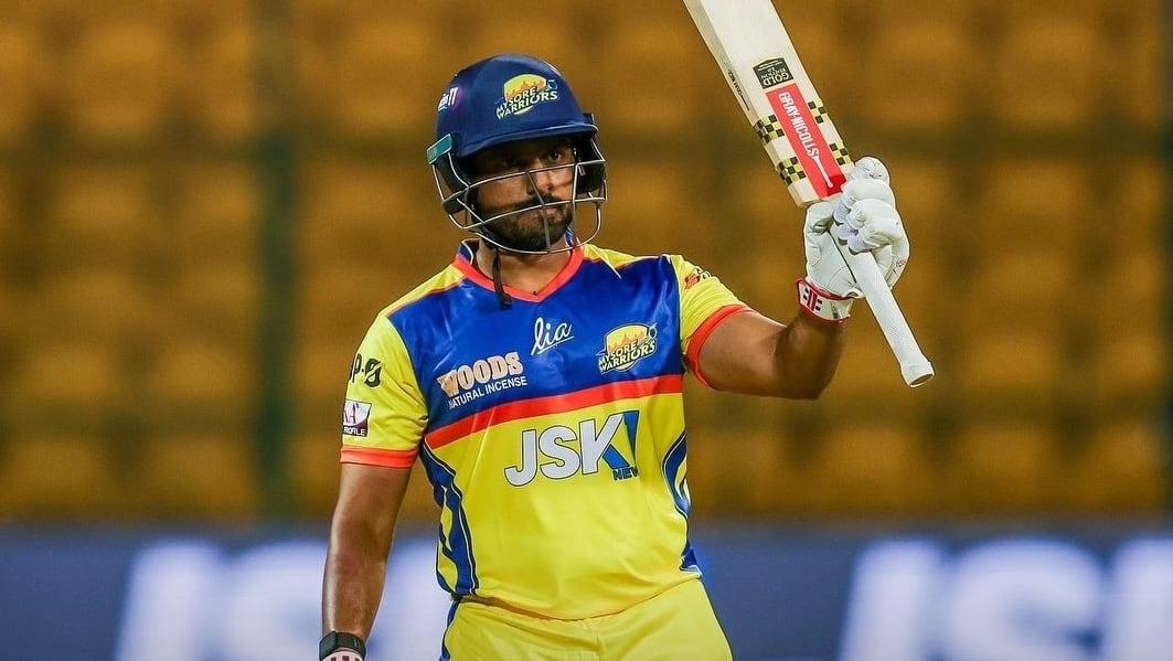 Nair scored a century in the Maharaja T20 2024 [X]
