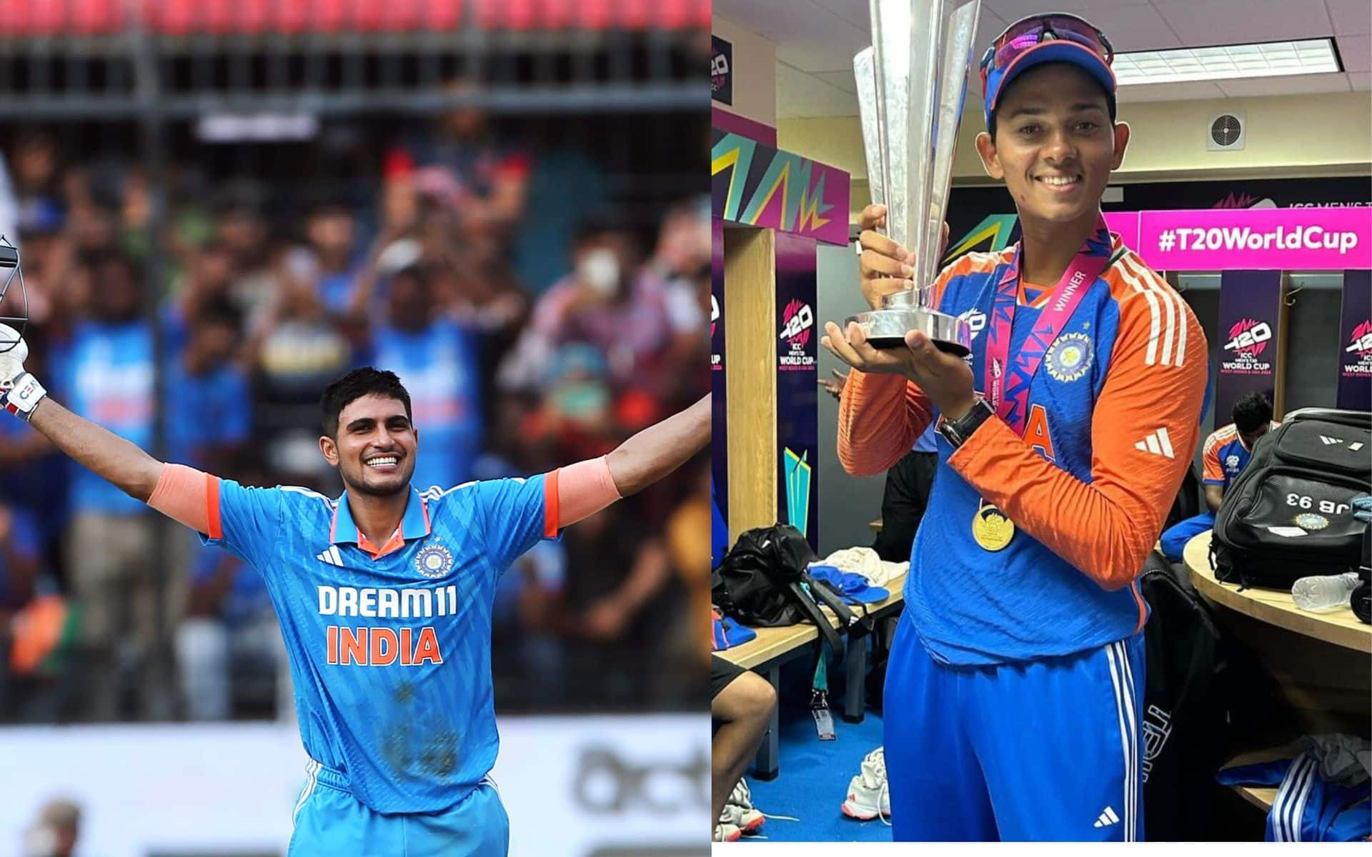 Shubman Gill and Yashasvi Jaiswal (x)