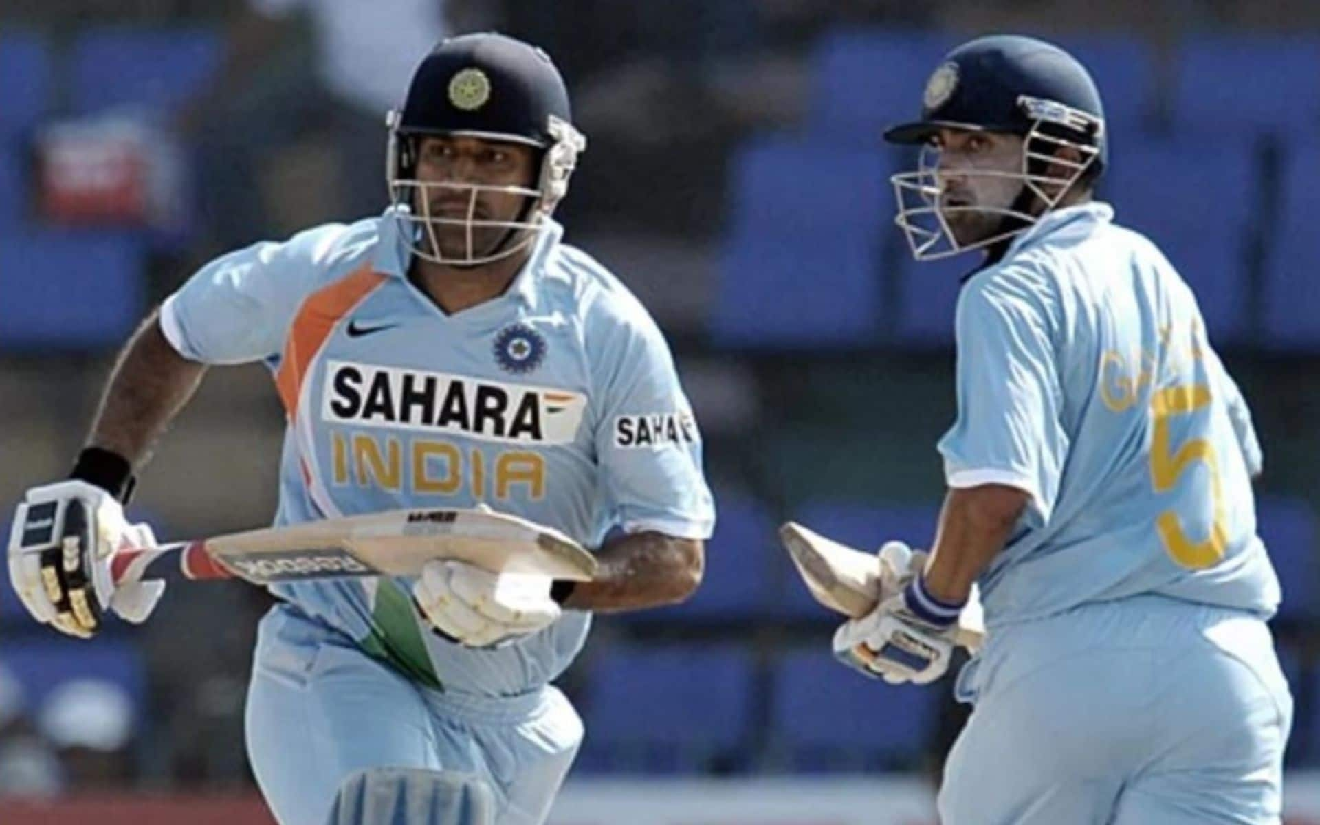 MS Dhoni and Gautam Gambhir in Sri Lanka (x.com)