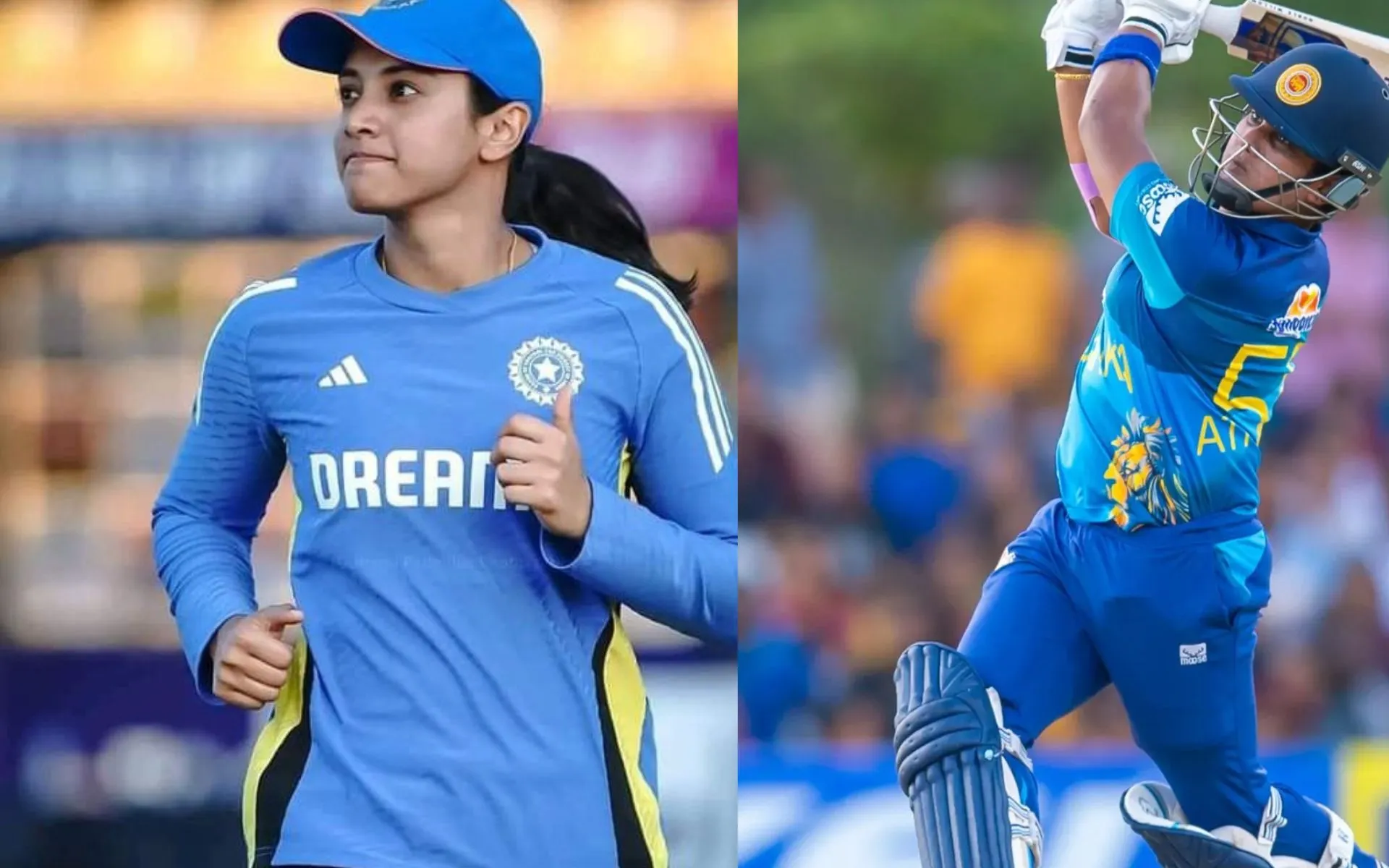 Smriti Mandhana and Chamari Athapaththu [X]