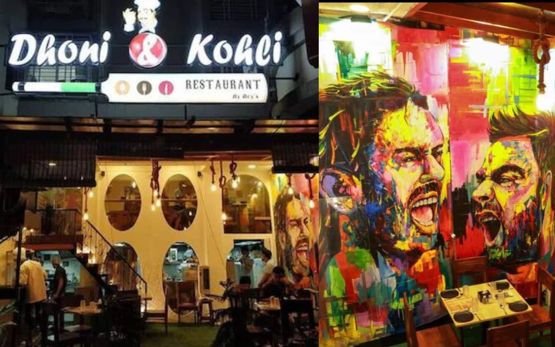 Snippets of the popular eatery, Dhoni and Kohli restaurant (X.com)