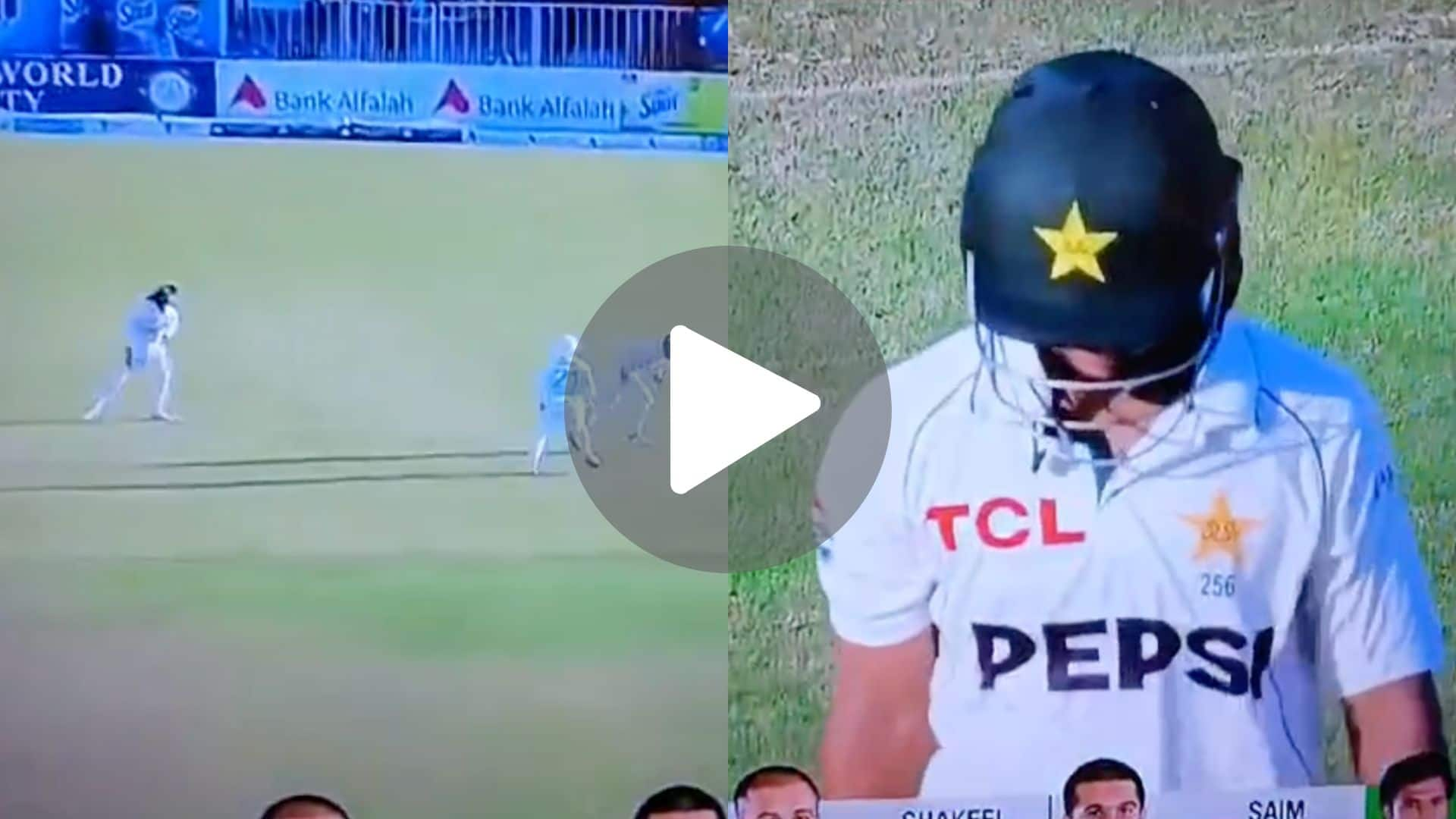 [Watch] Saim Ayub Hangs His Head In Shame As Hasan Mahmud Gets Him With An Ordinary Ball