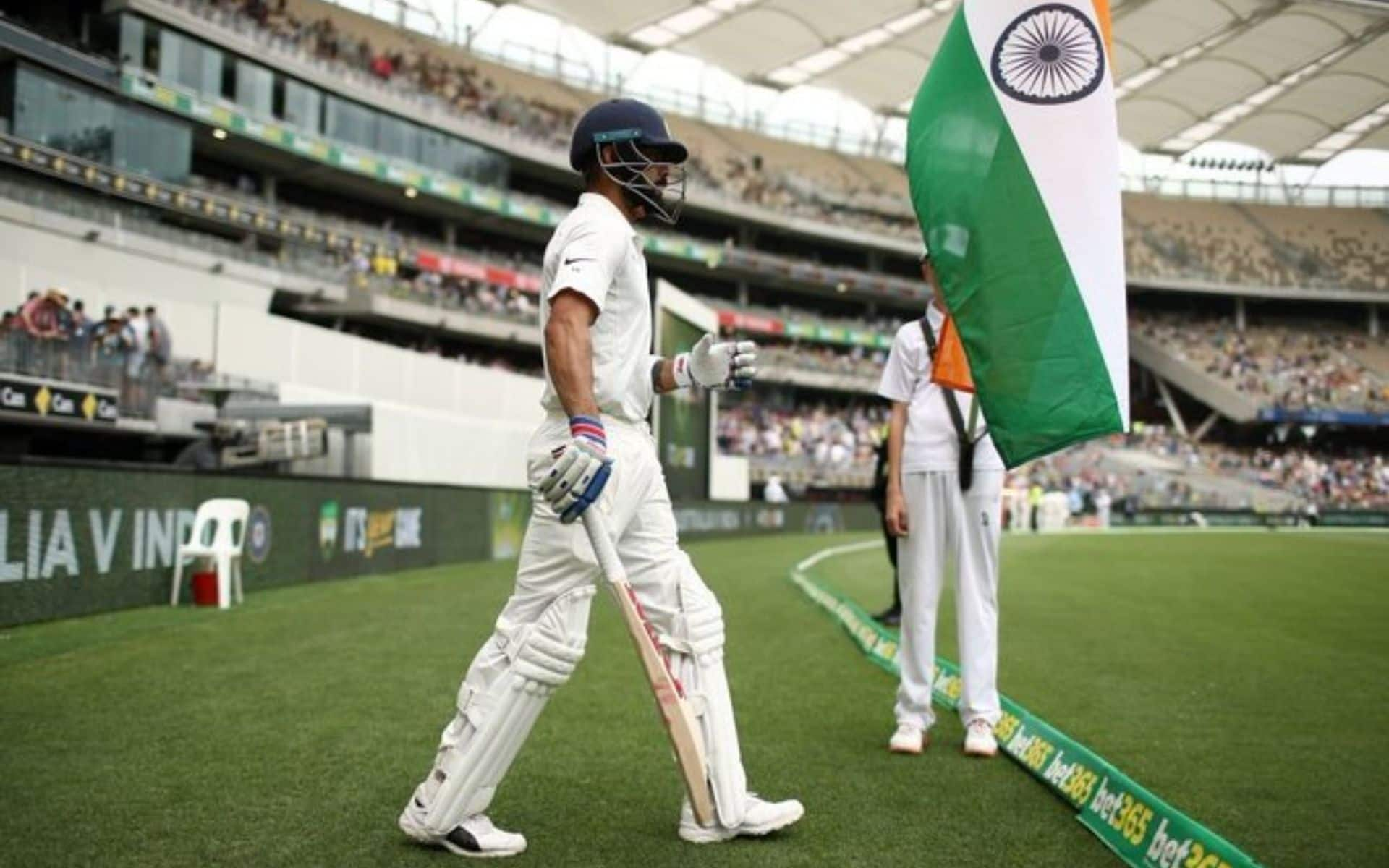 Virat Kohli batting in Test as Captain (X)