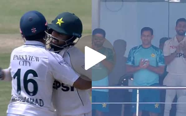 [Watch] Babar And Co Give Standing Ovation To Saud Shakeel For Blistering Ton Vs Bangladesh