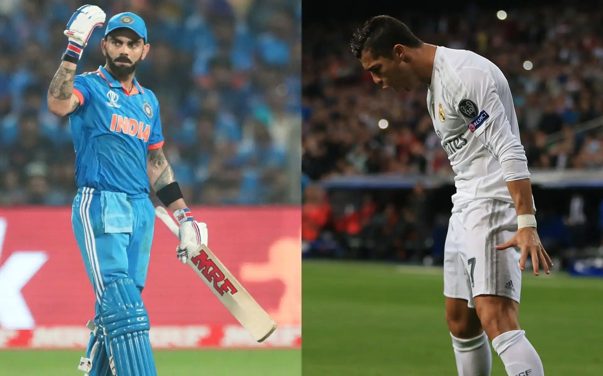 Virat Kohli and Cristiano Ronaldo [X]