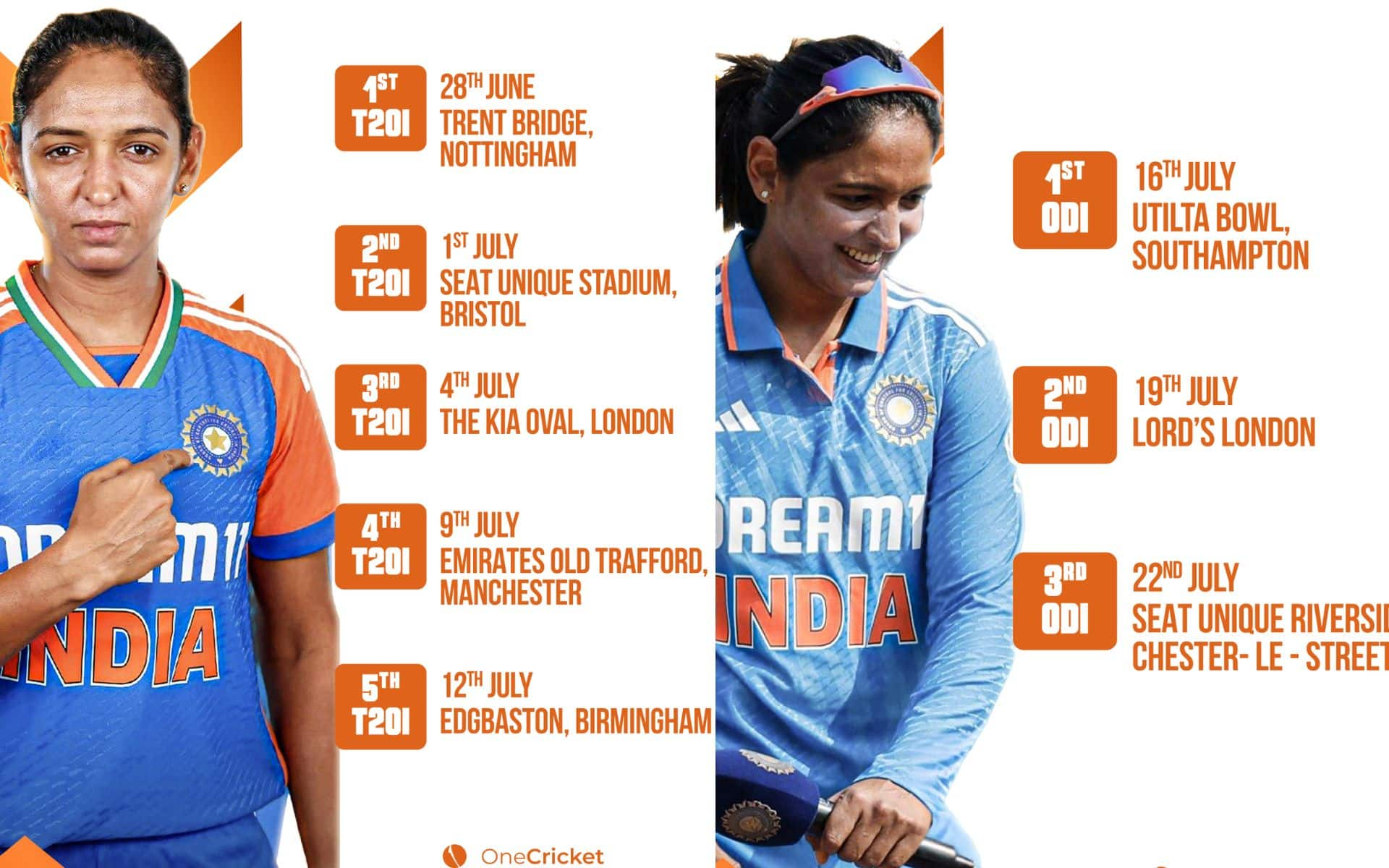 India Women's tour of England 2025 [X.com]