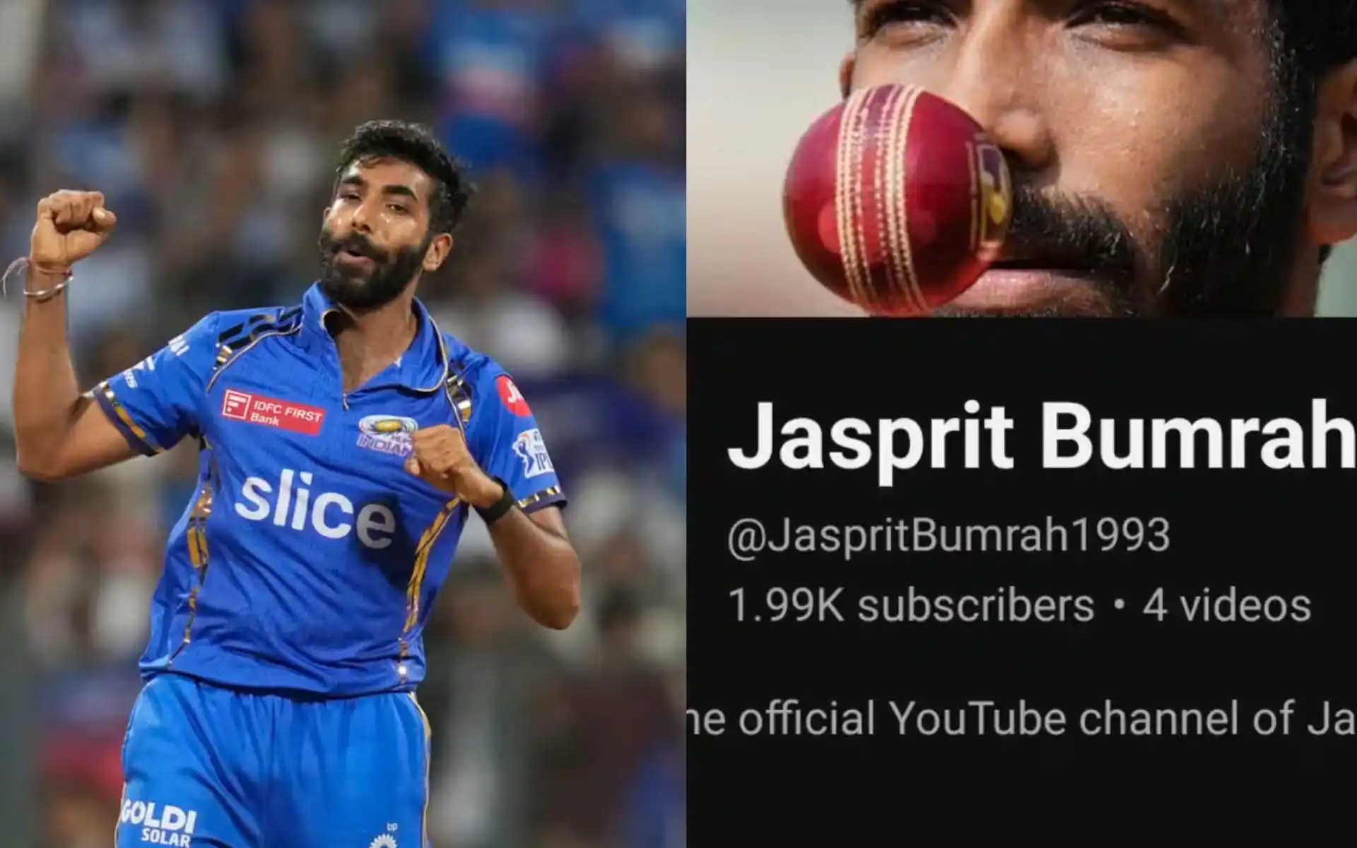 Jasprit Bumrah - 228K subscribers (X.com)