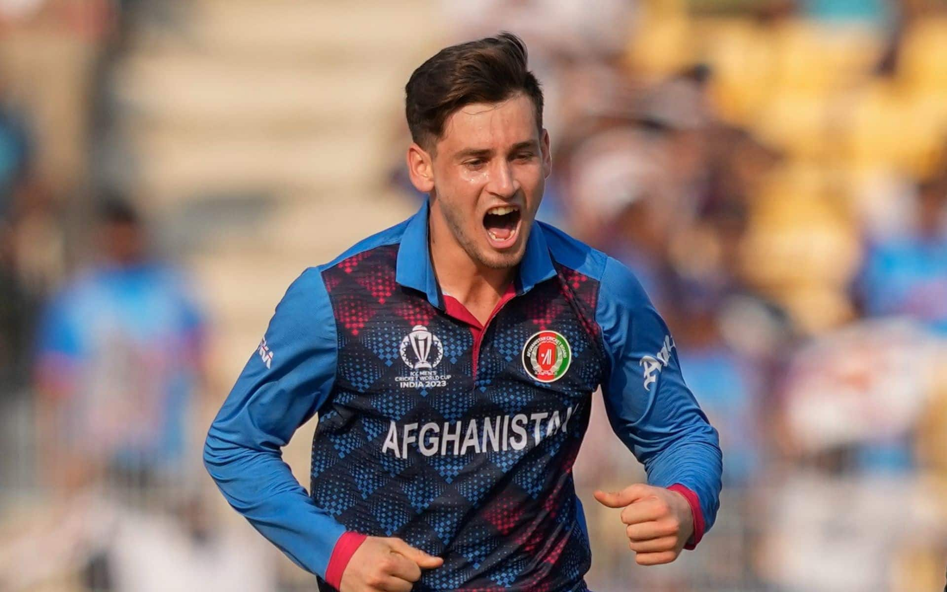 Noor Ahmad playing for Afghanistan [X]